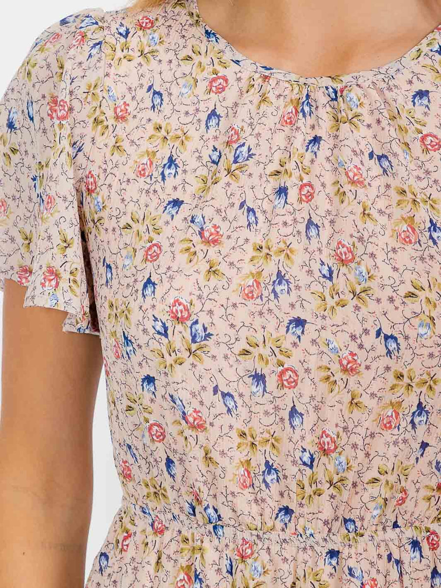 High Low Floral Dress