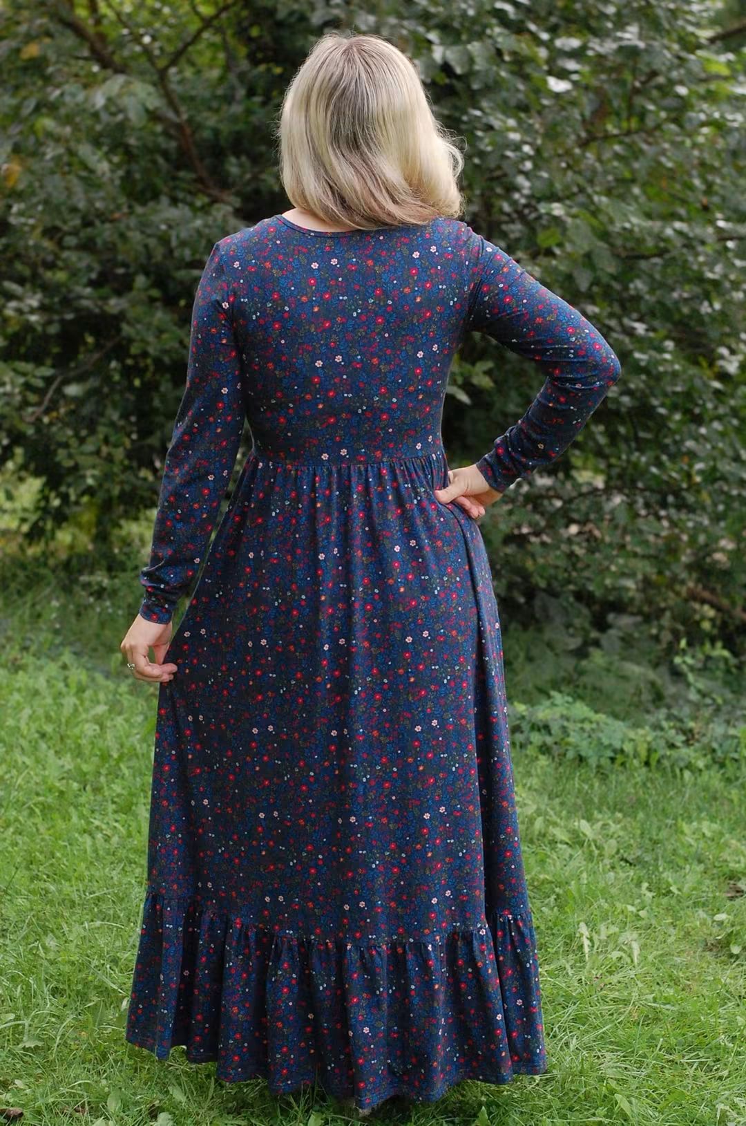 Pre-Order "Merry Meadows" Maxi Dress with Natural Waist Bodice
