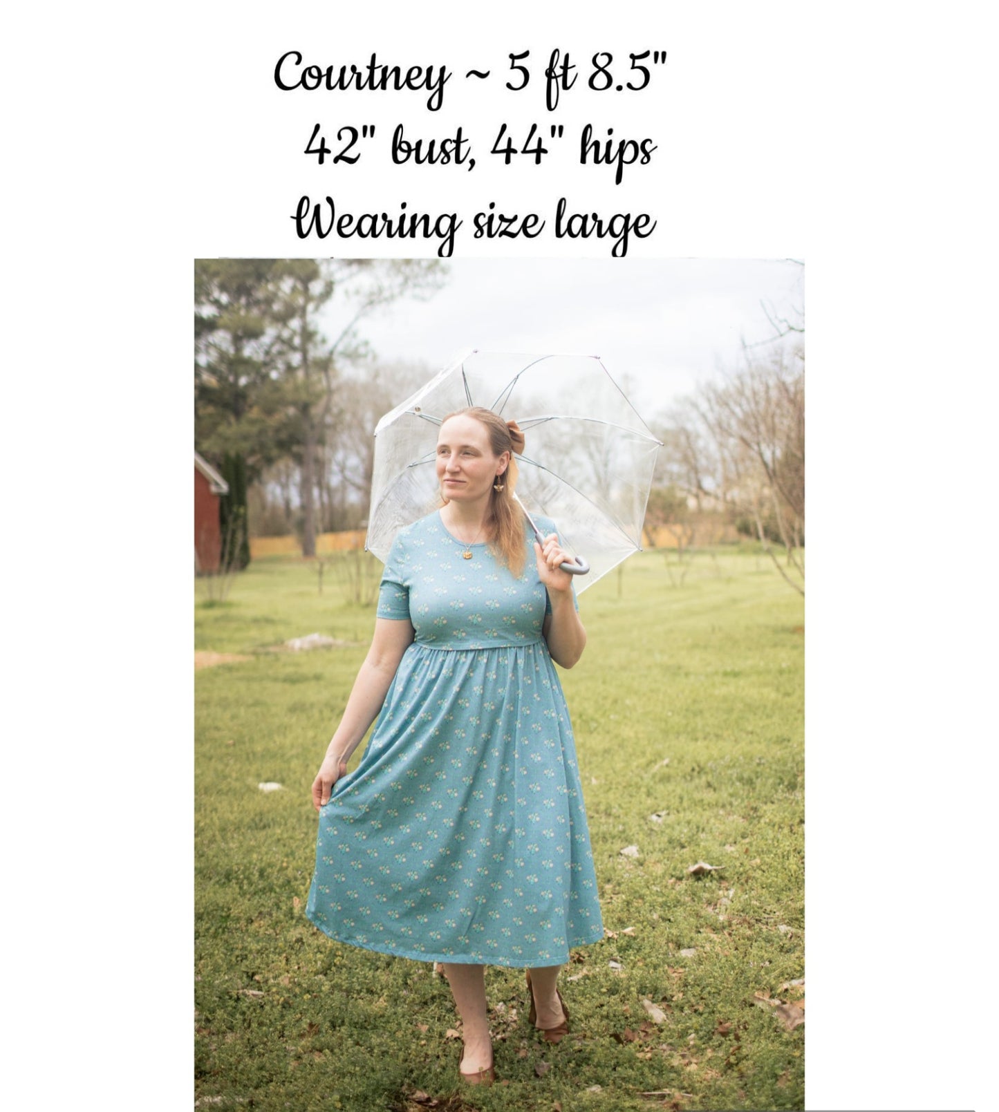 Vintage Blooms Cotton Dress