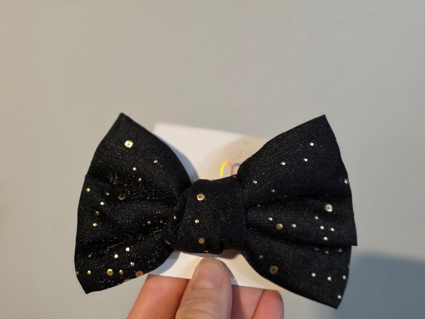 6" Hair Bow in Black