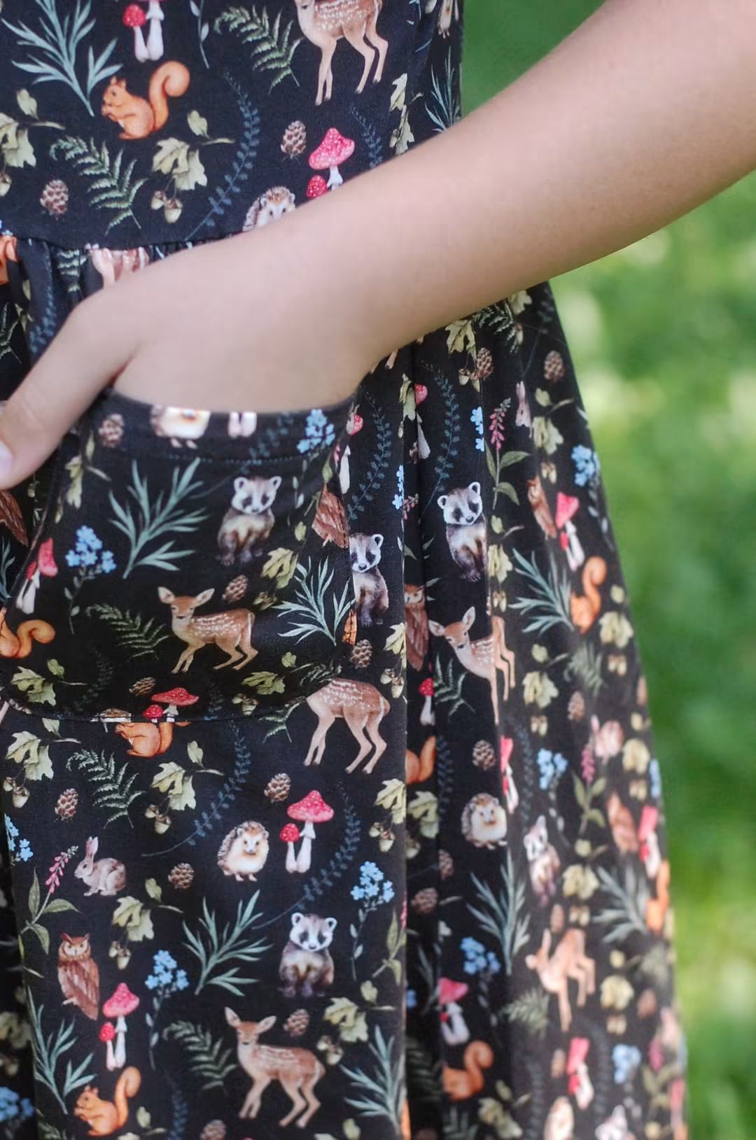 Pre-order Girls Forest Friends Cotton Dress