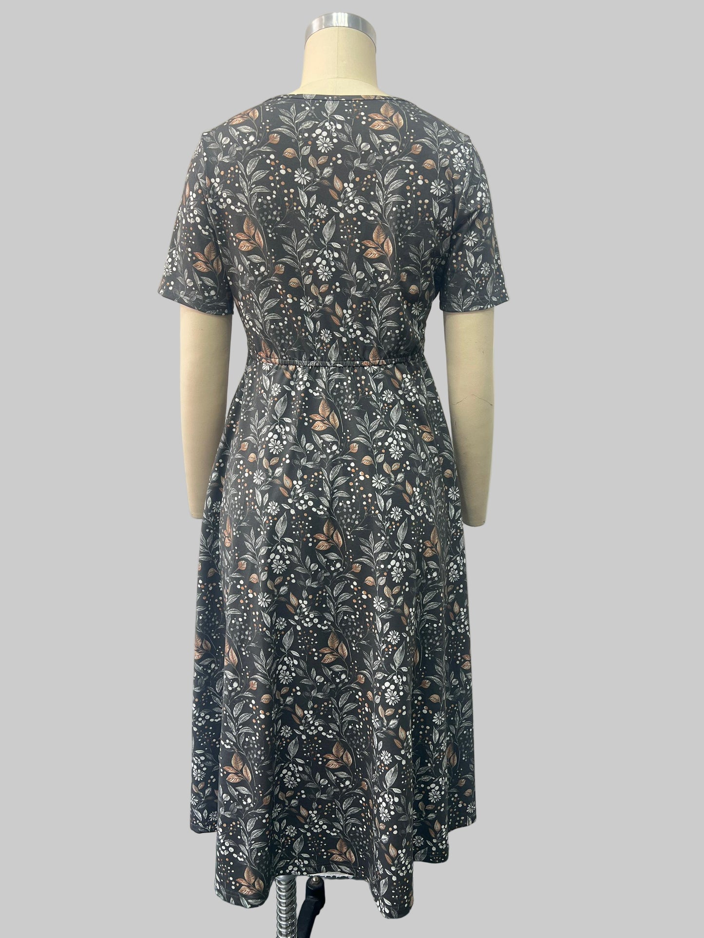 Floral "Ivy" Cotton Twirl Dress