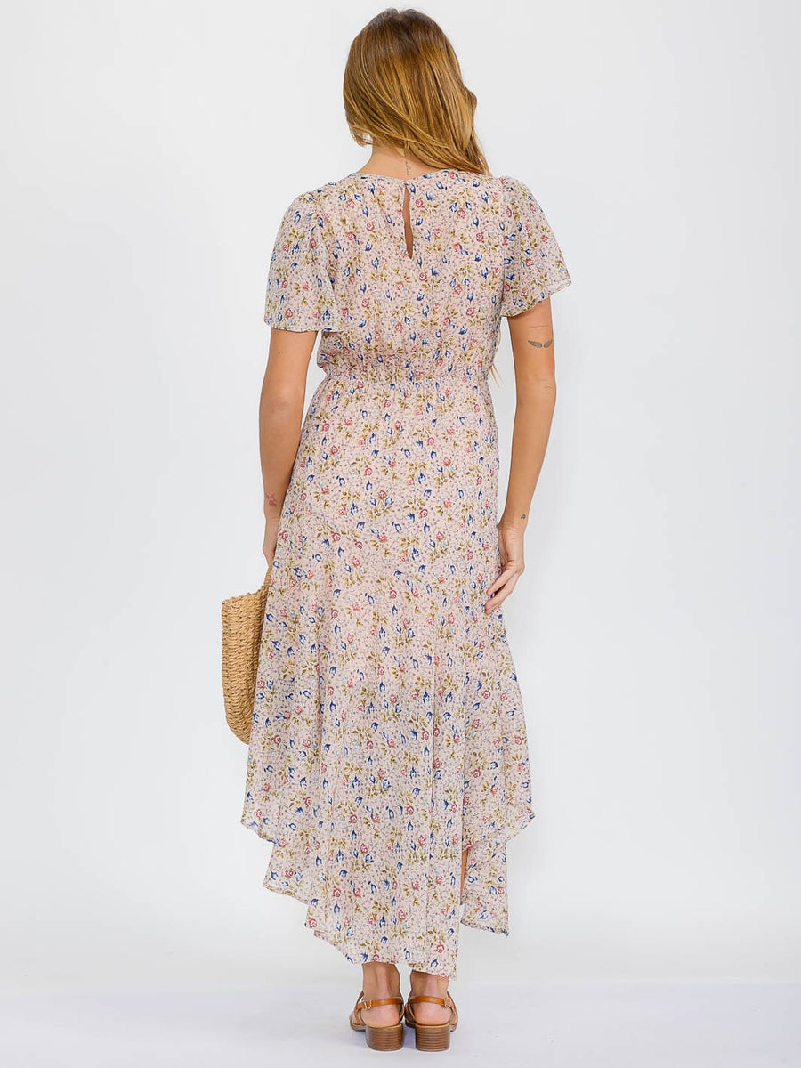 High Low Floral Dress