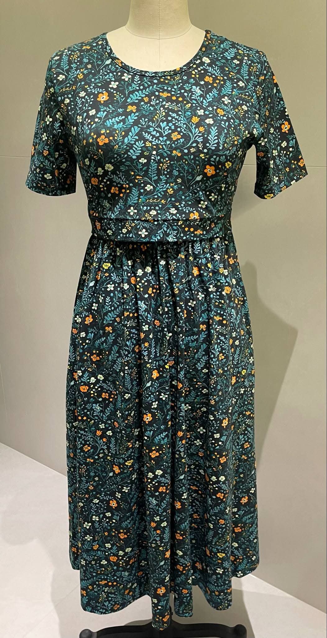 Cotton Fernwood Floral Homestead Nursing Friendly Dress