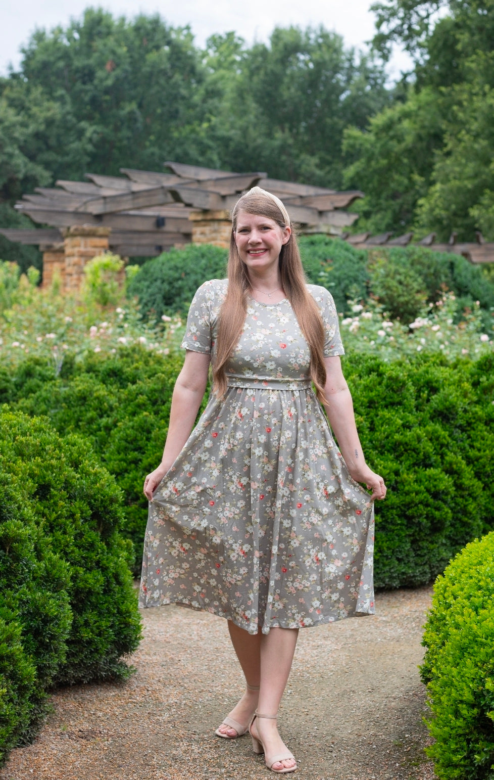 Pre-order "Delightful Daisy"  Cotton Homestead Midi Dress