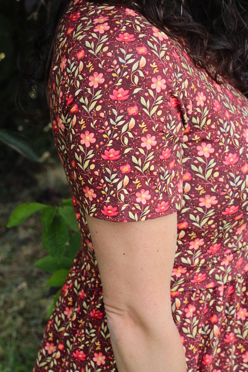 Pre-order "Daisy Blossoms"  Cotton Homestead Midi Dress