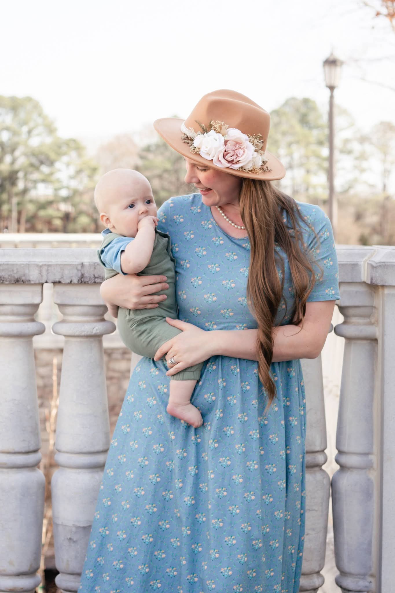 Vintage Blooms Cotton Dress