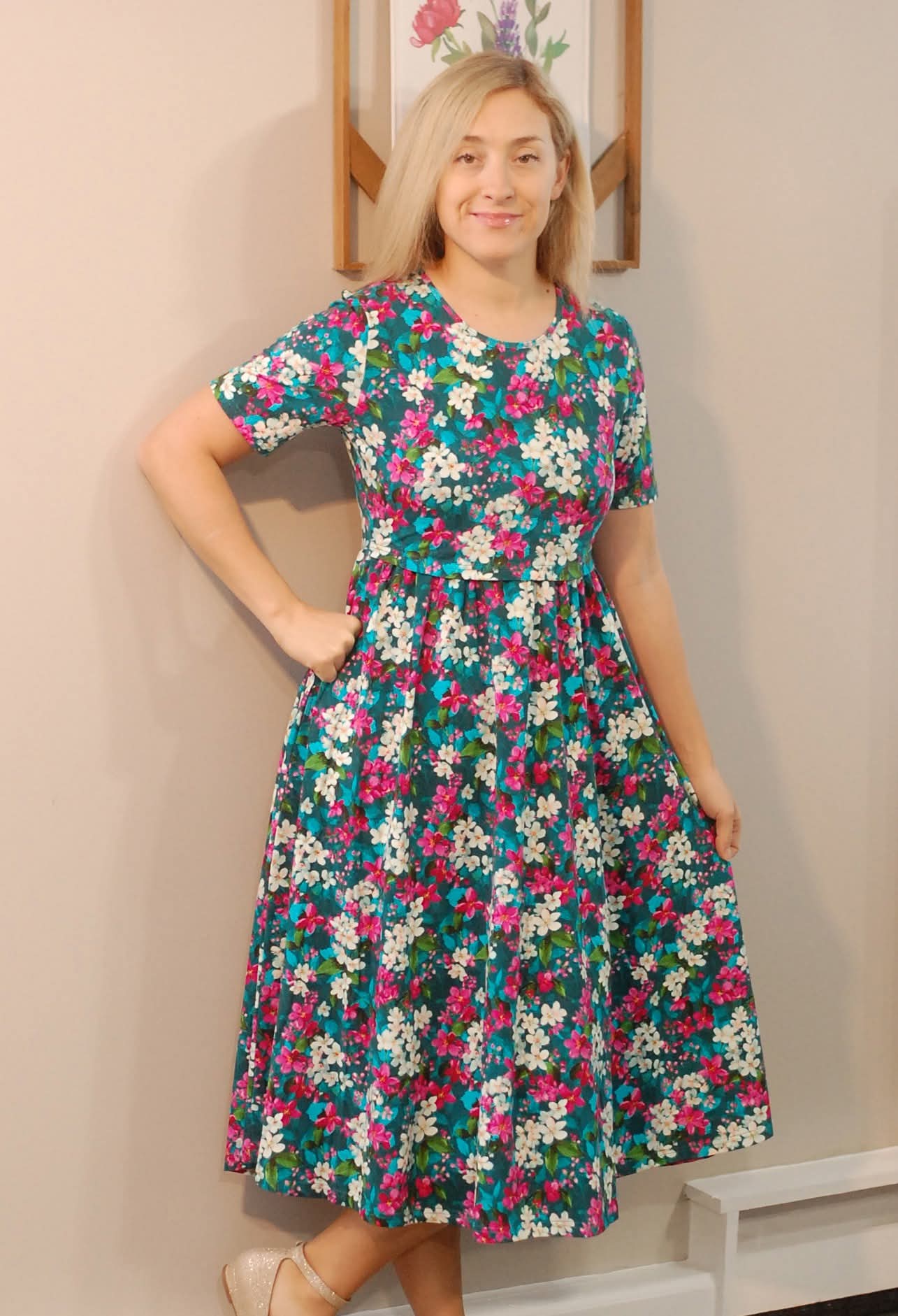 Pre-Order Cotton Spring Blooms Dress