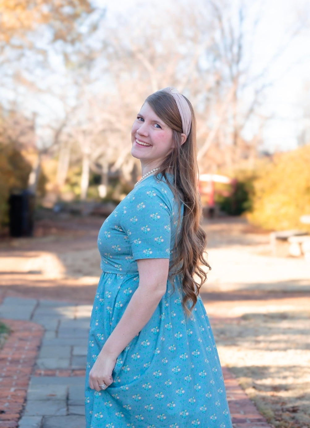 Vintage Blooms Cotton Dress