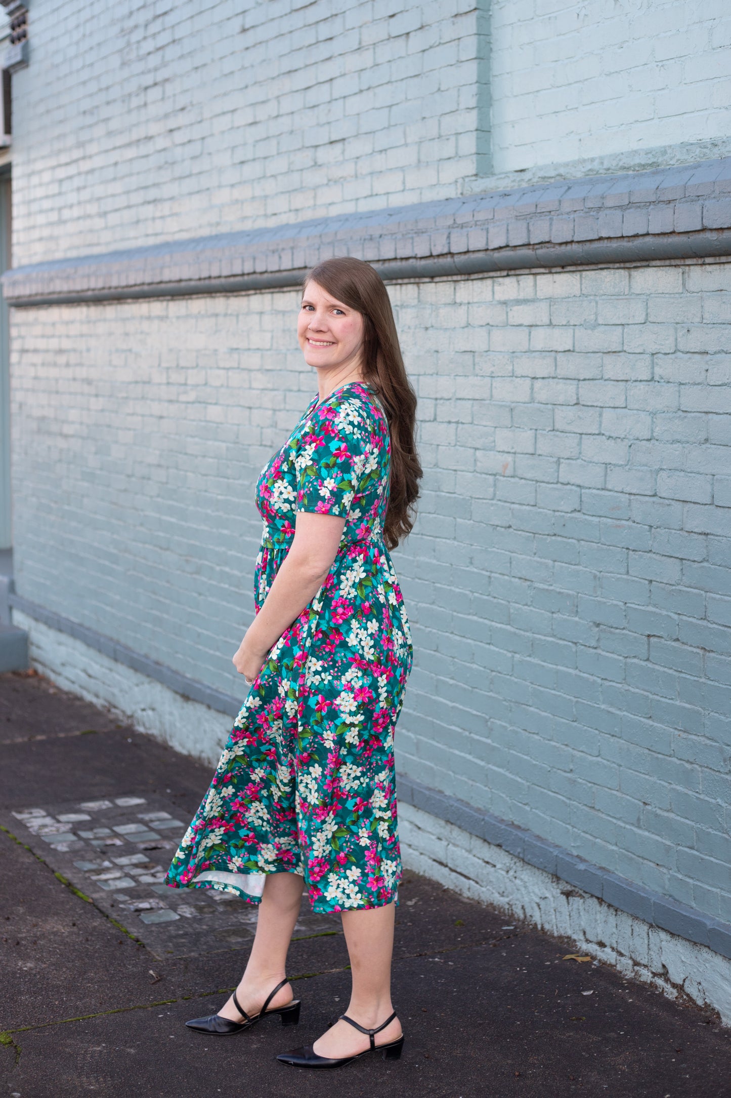 Spring Blooms Cotton Dress