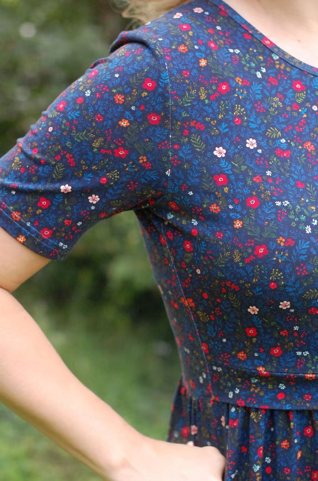 Pre-Order "Merry Meadows"  Cotton Midi Dress