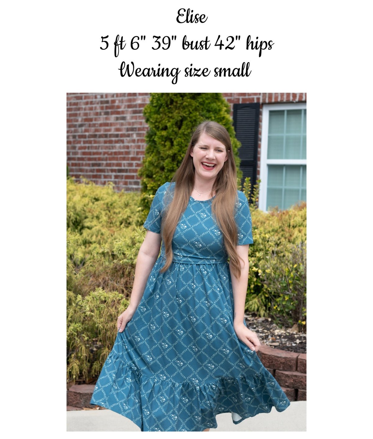 Pre-Order "Noel"  Midi Dress with Natural Waist Bodice