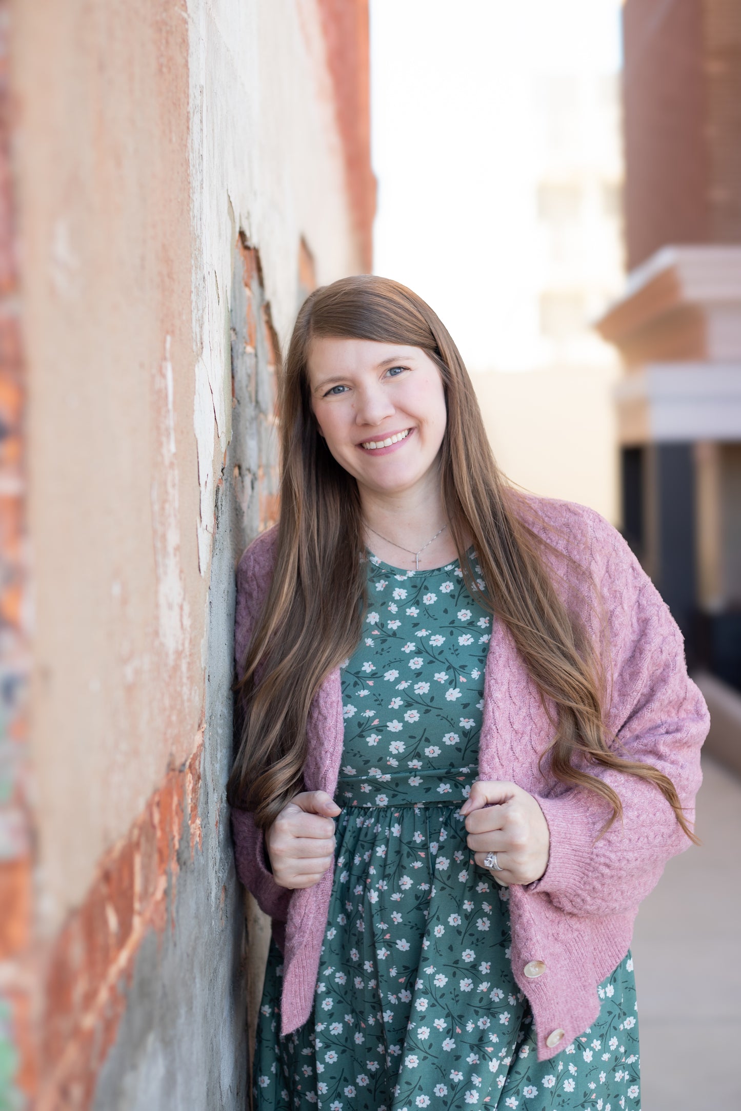 Daisy Blooms Cotton Tiered Midi Dress