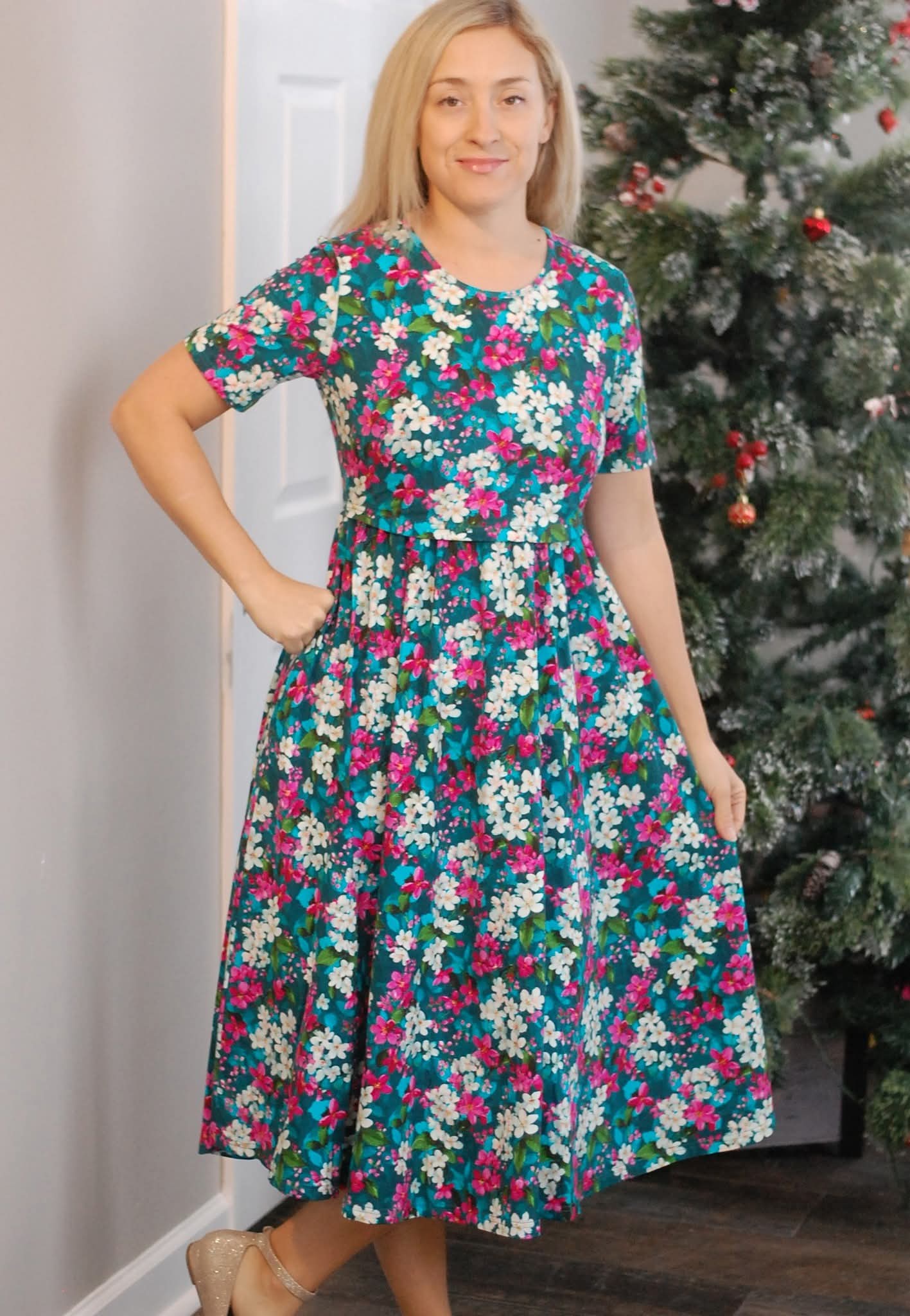 Pre-Order Cotton Spring Blooms Dress