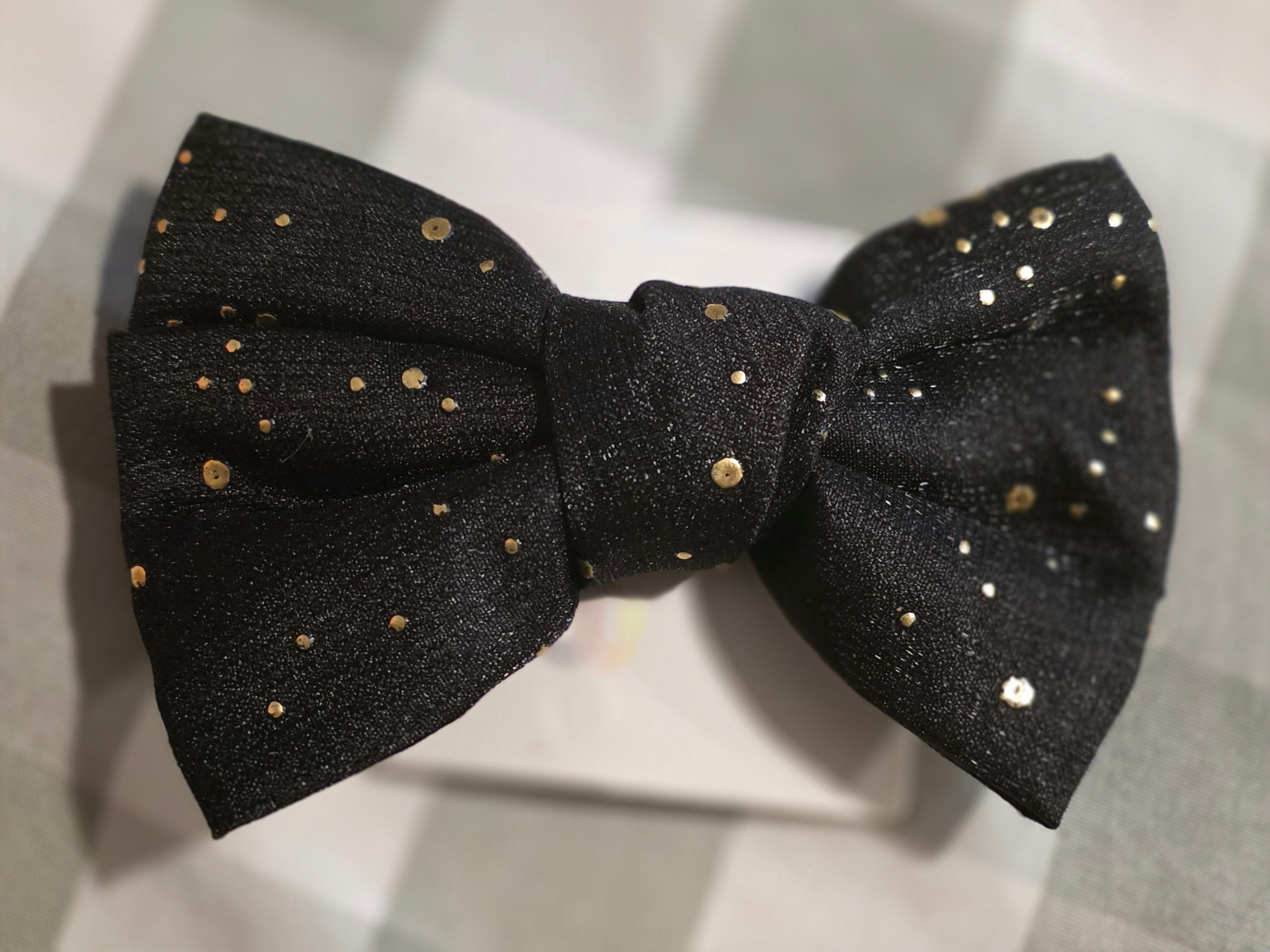 6" Hair Bow in Black