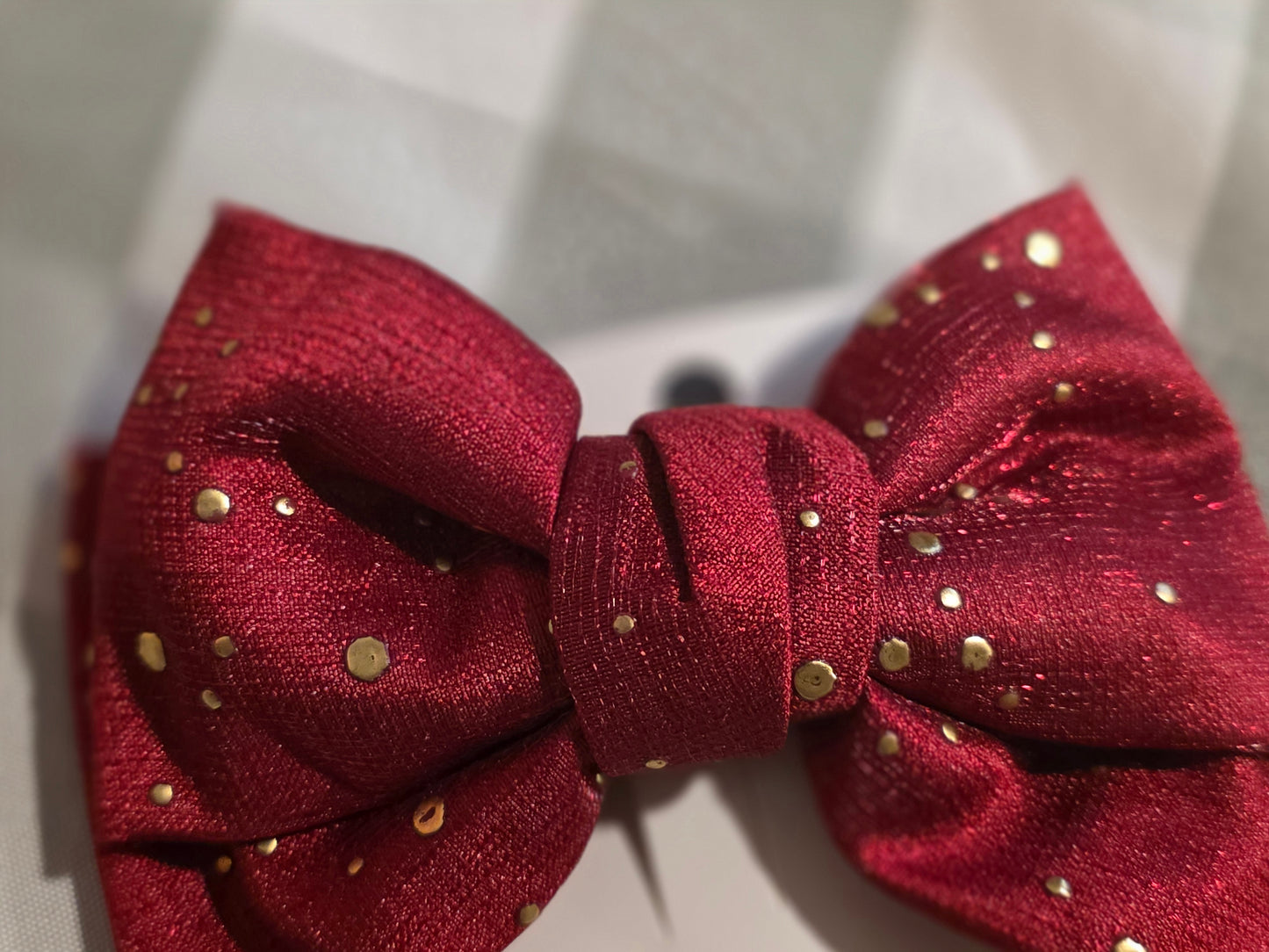 5" Hair Bow in Burgundy