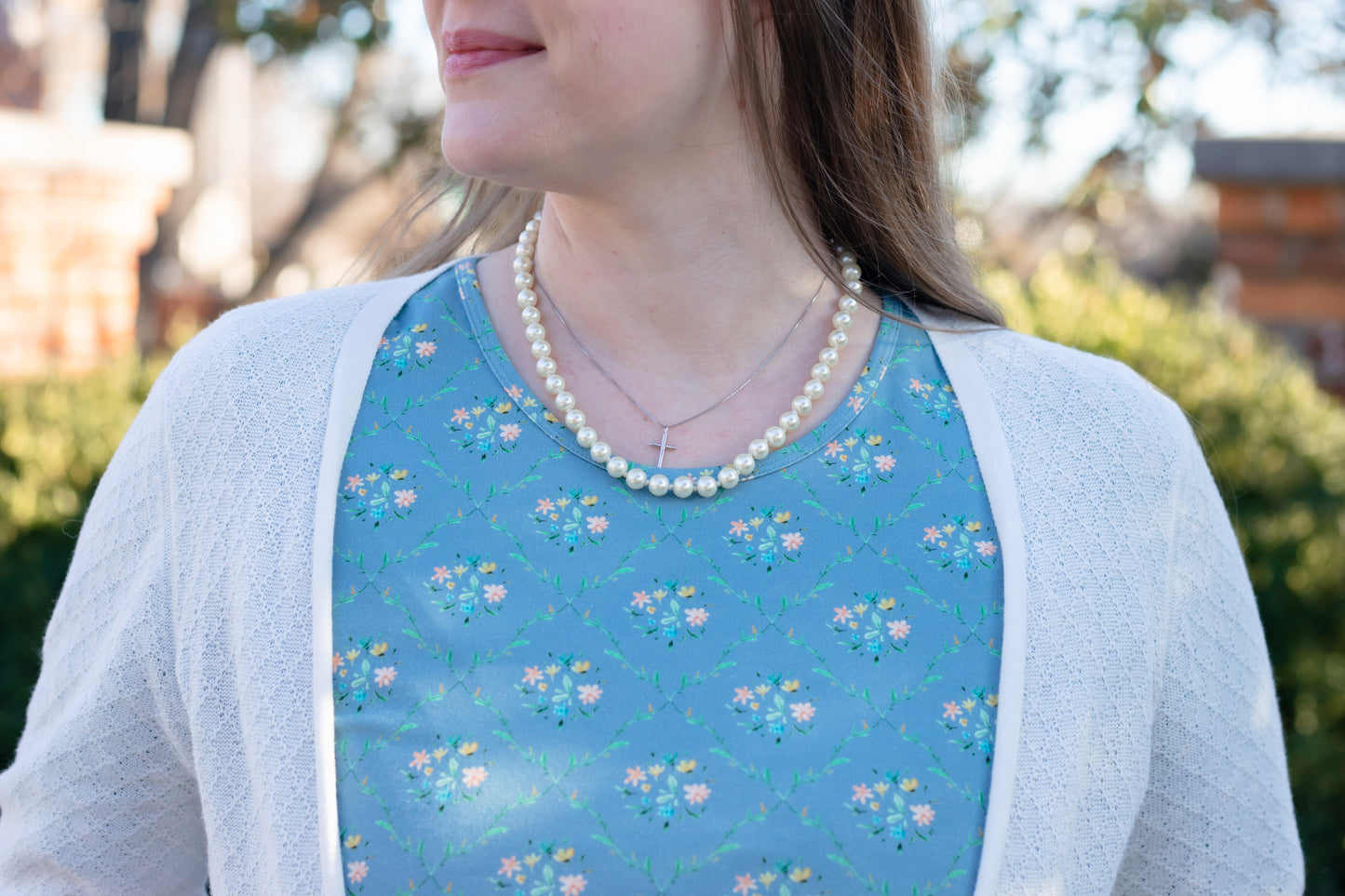 Vintage Blooms Cotton Dress