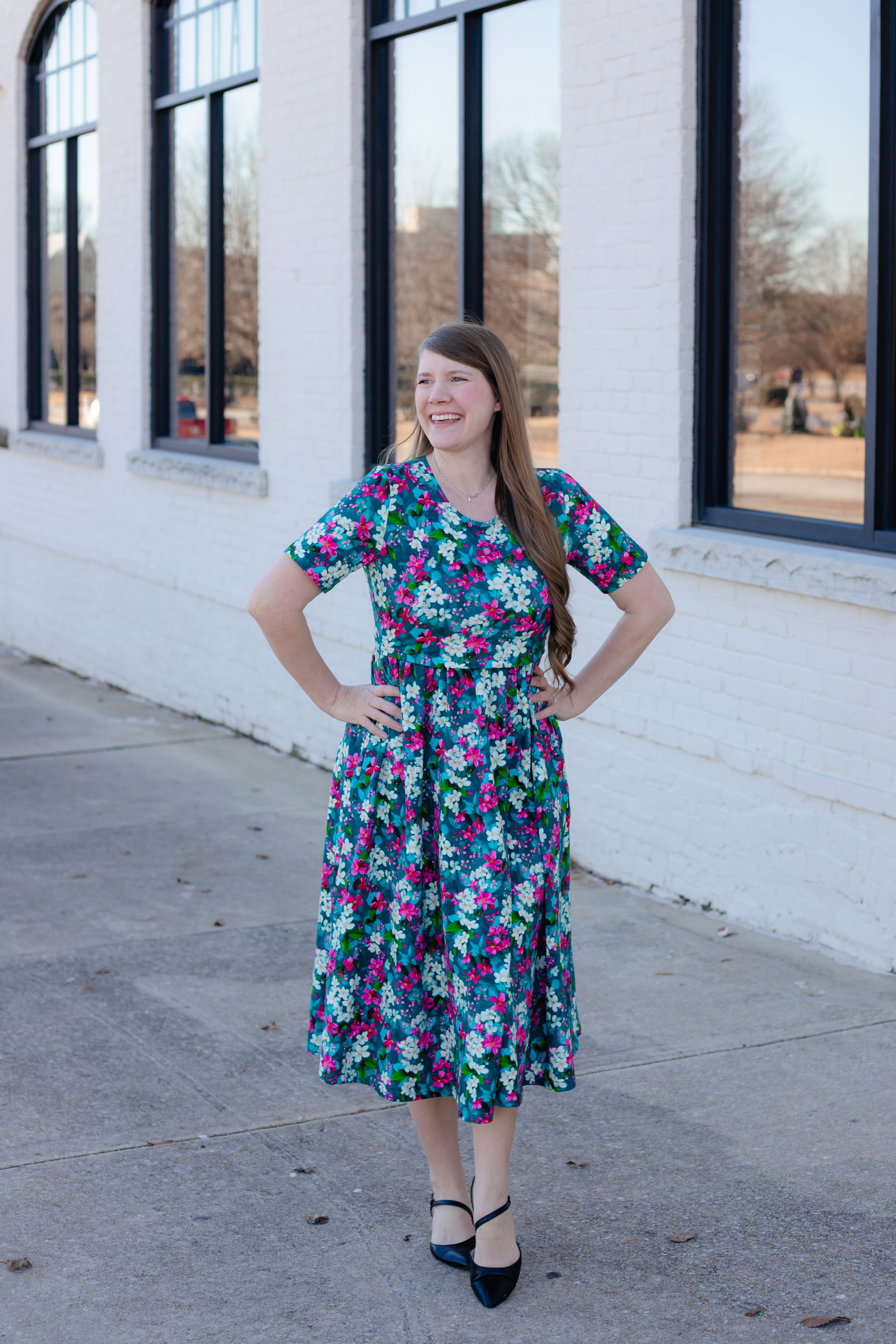 Pre-Order Cotton Spring Blooms Dress