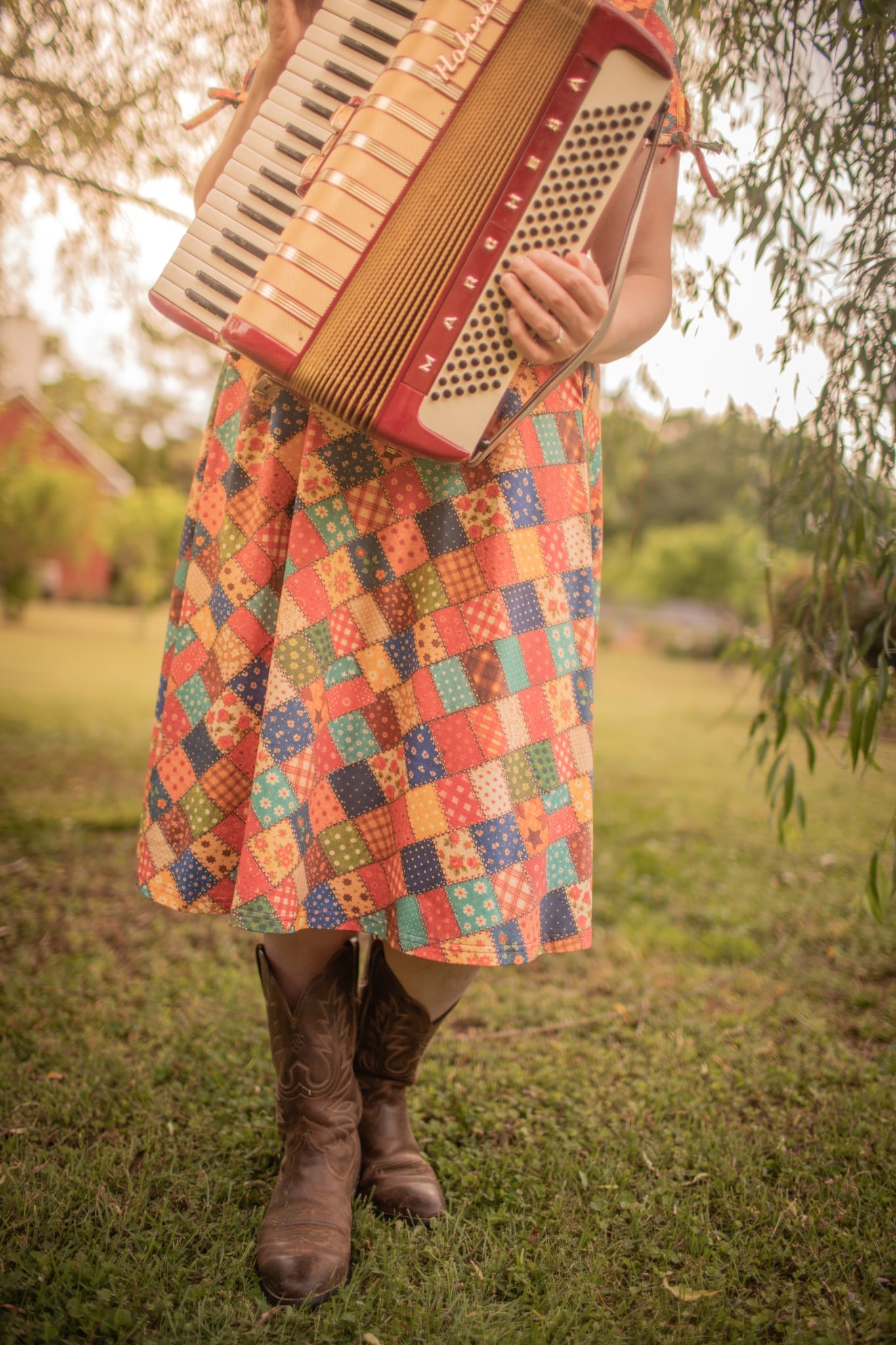 June Pre-Order Country Charm Patchwork Cotton Twirl Dress