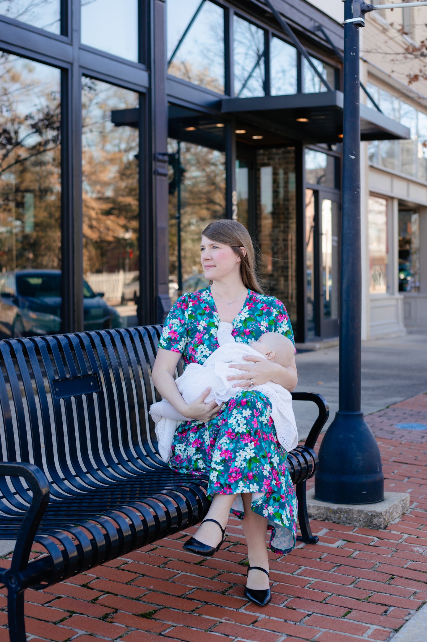 Spring Blooms Cotton Dress