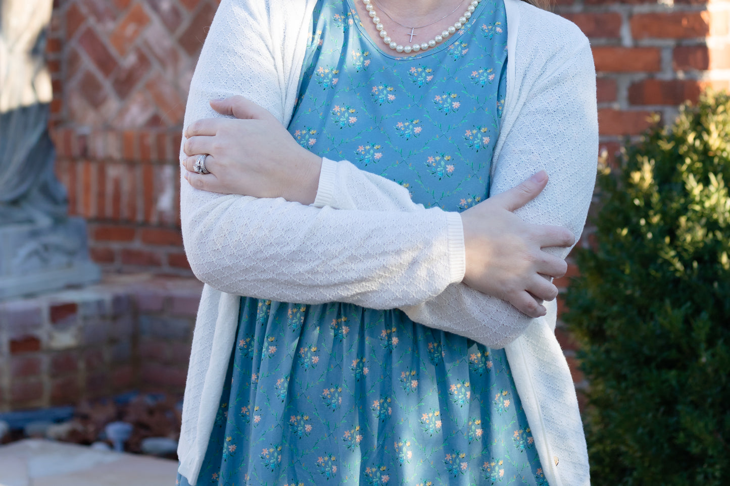 Vintage Blooms Cotton Dress