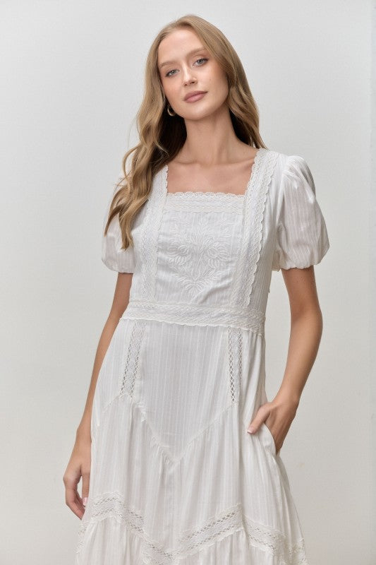 Pre-Order 100% Cotton Dress in Cream