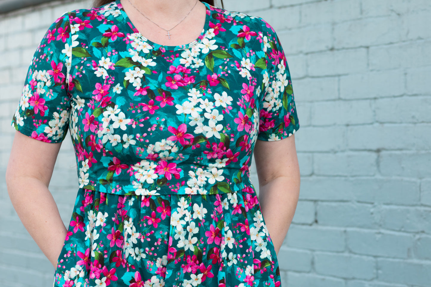 Spring Blooms Cotton Dress