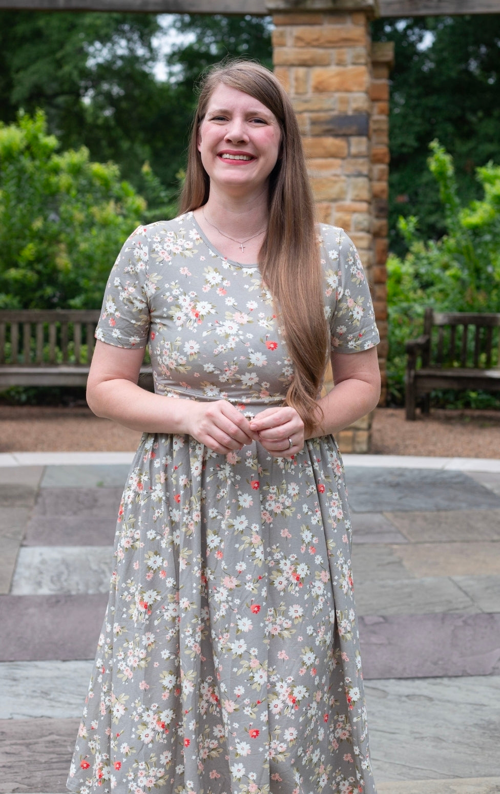 Pre-order "Delightful Daisy"  Cotton Homestead Midi Dress
