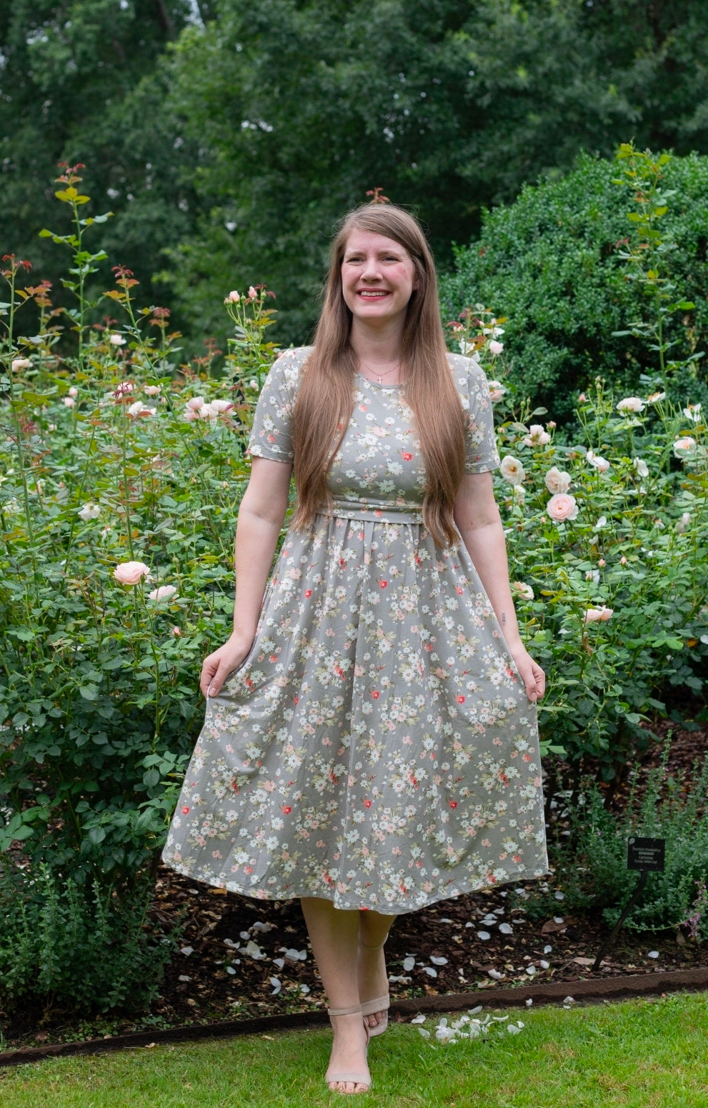 Pre-order "Delightful Daisy"  Cotton Homestead Midi Dress