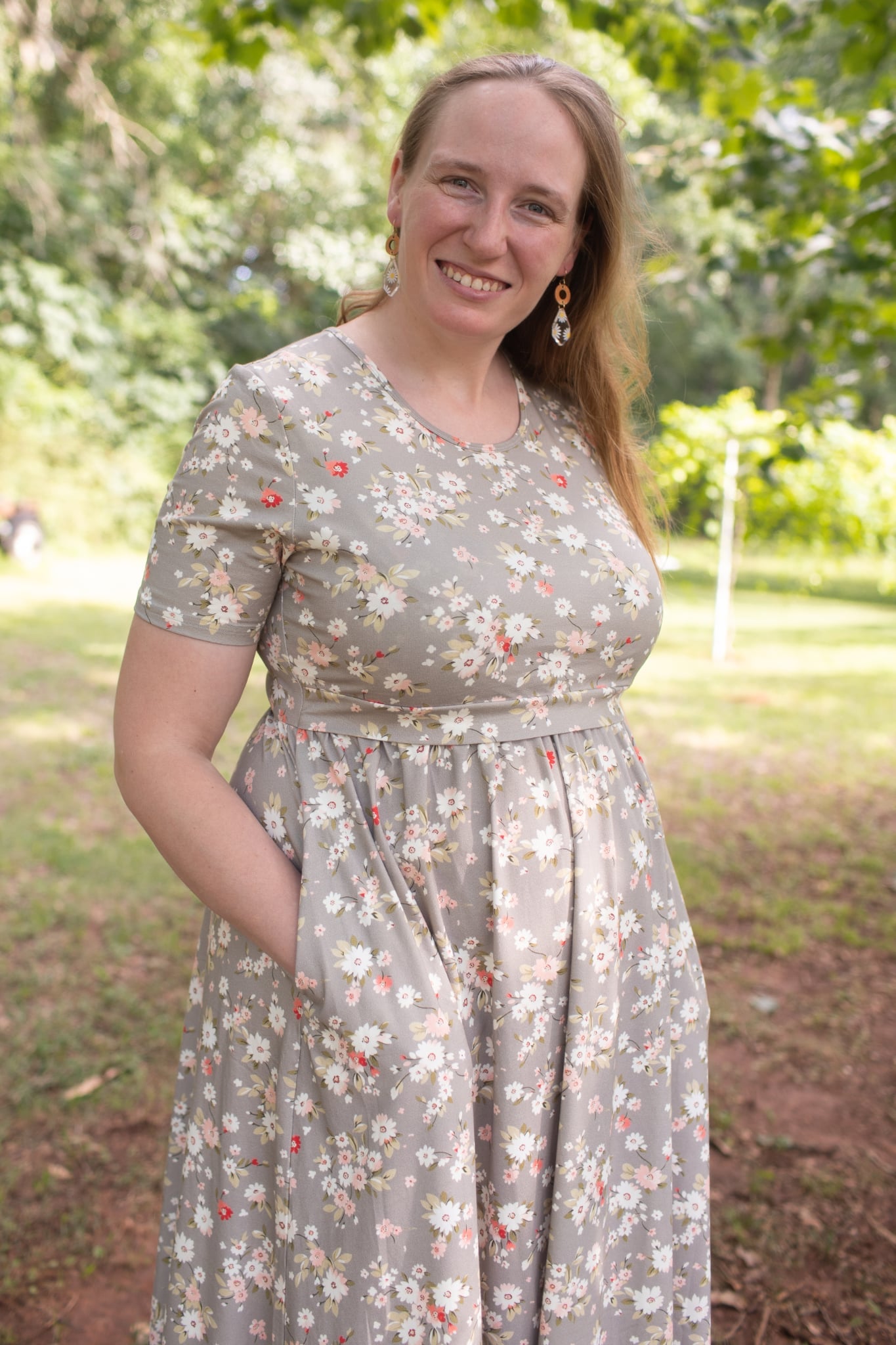 Pre-order "Delightful Daisy"  Cotton Homestead Midi Dress