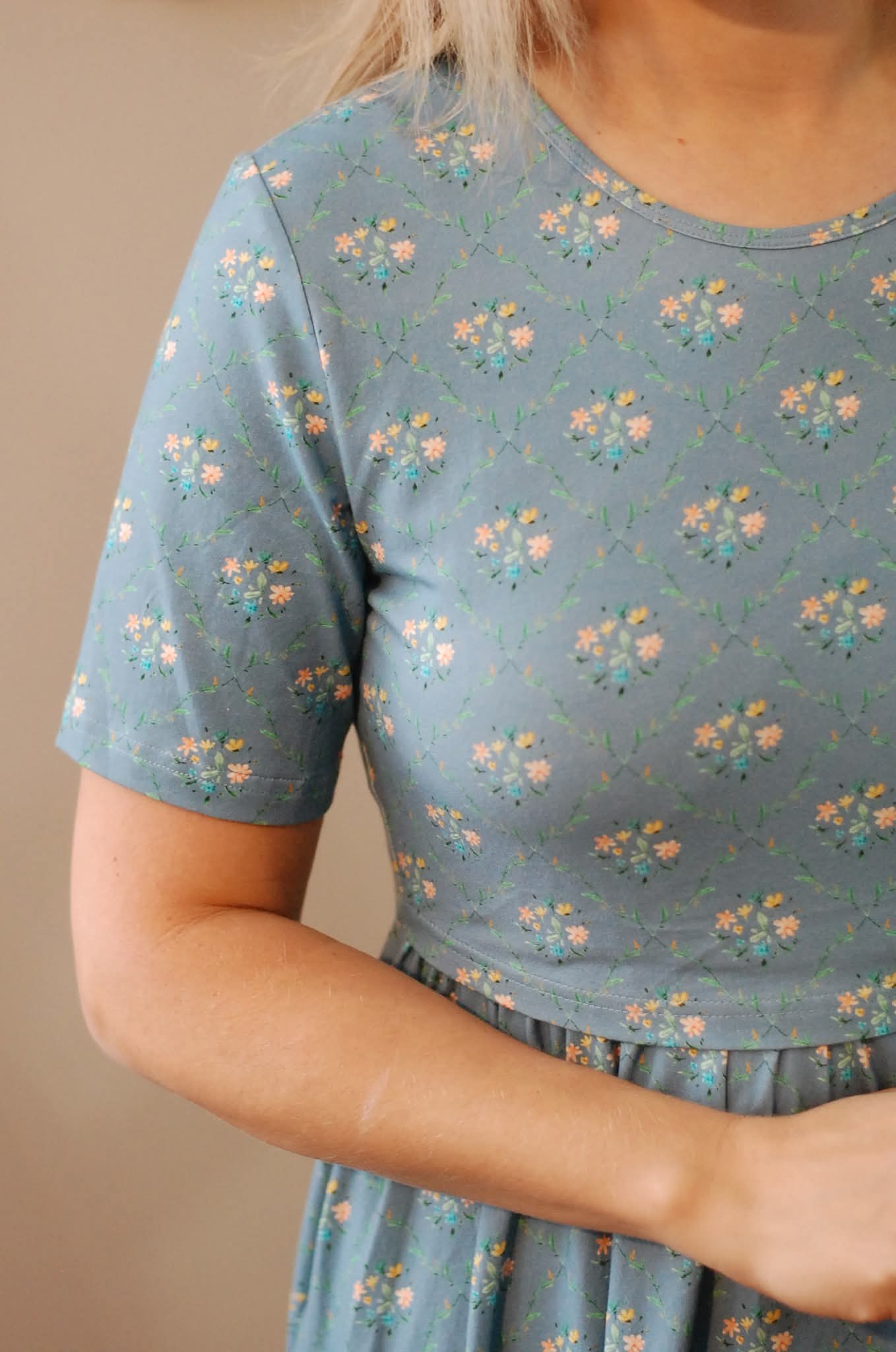 Pre-Order Vintage Blooms Cotton Dress