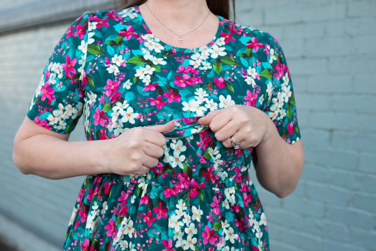 Spring Blooms Cotton Dress