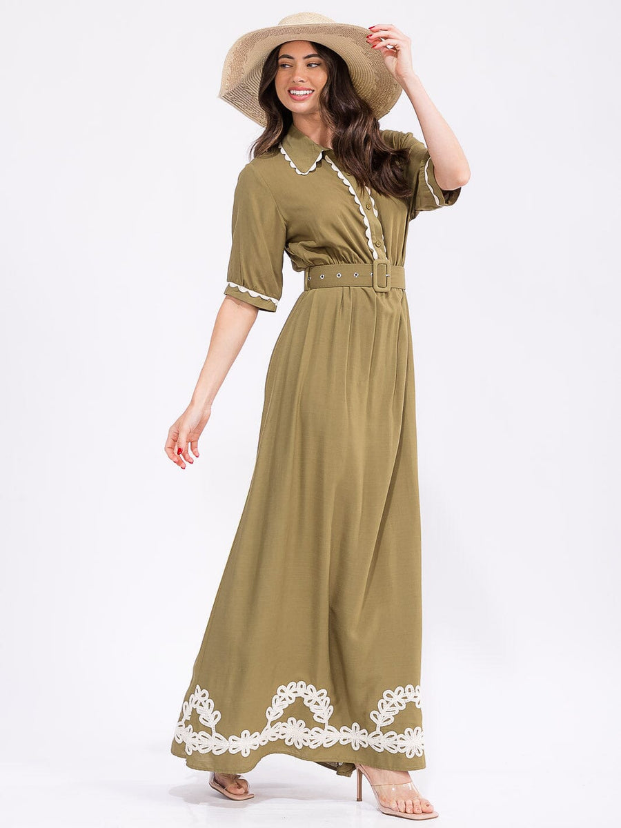 100% Cotton Maxi Dress