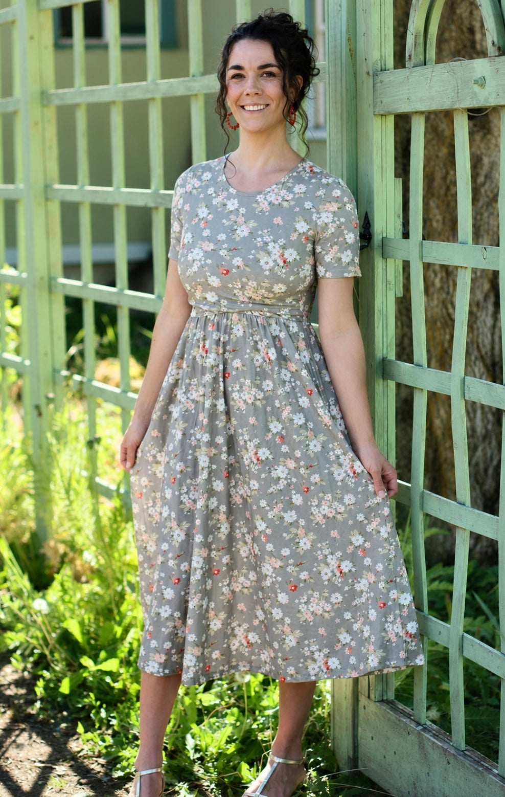 Pre-order "Delightful Daisy"  Cotton Homestead Midi Dress
