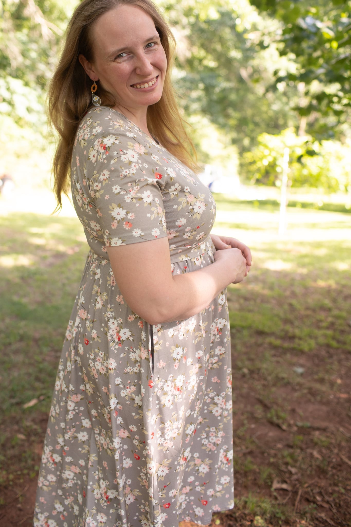 Pre-order "Delightful Daisy"  Cotton Homestead Midi Dress