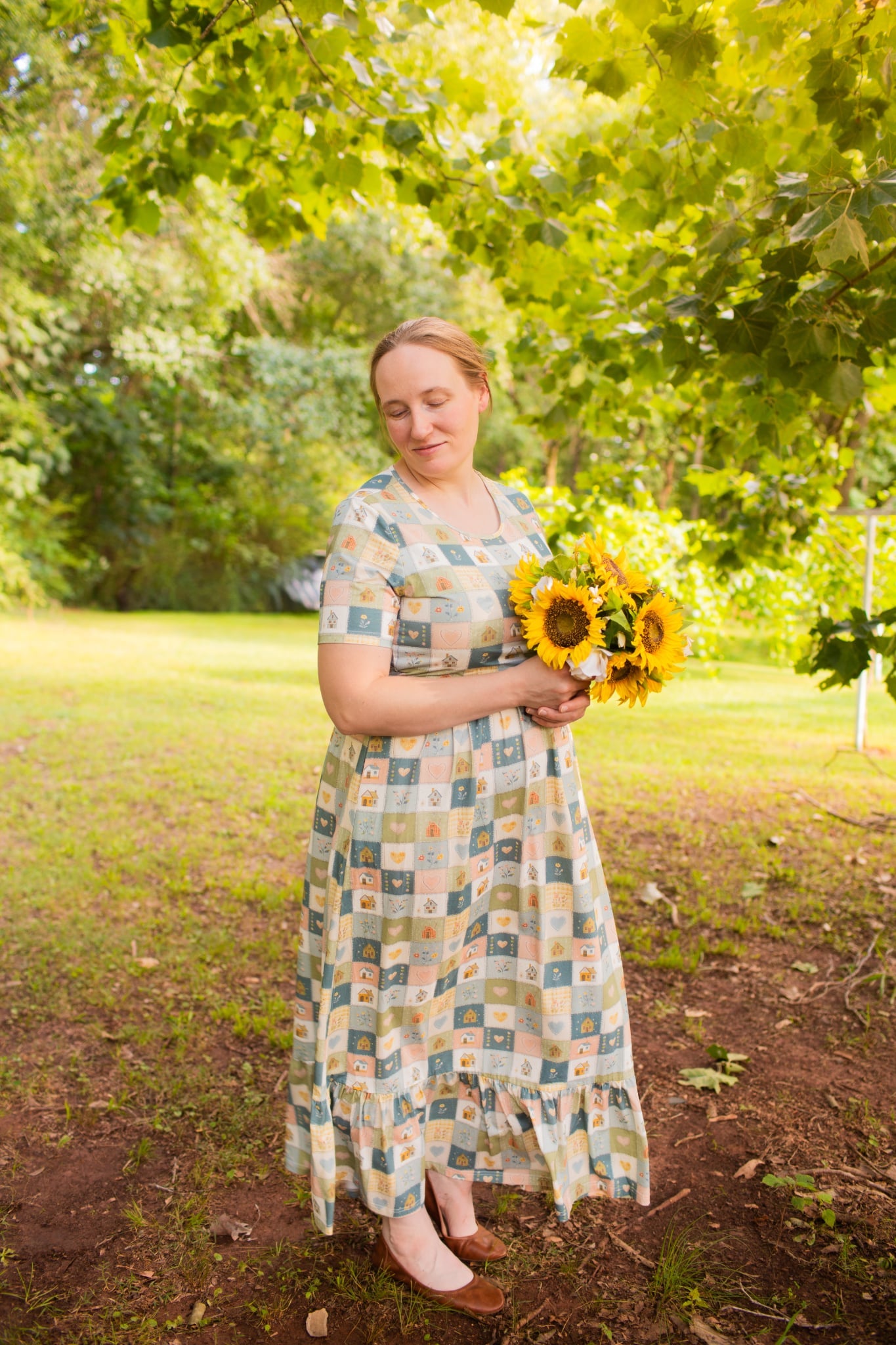 Pre-Order "Storybook Cottage"  Patchwork Cotton Maxi Dress