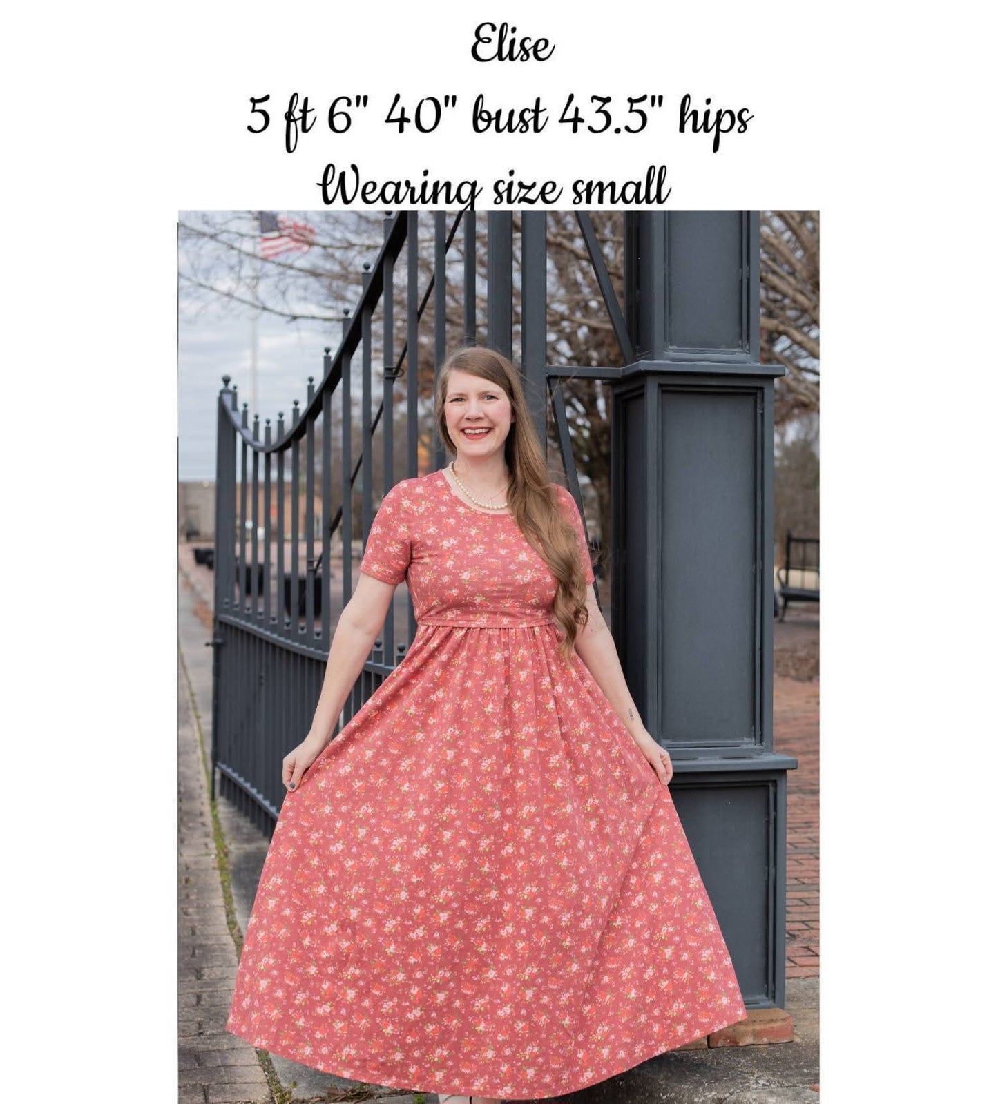 Romantic Blooms Cotton Nursing-Friendly Maxi Dress