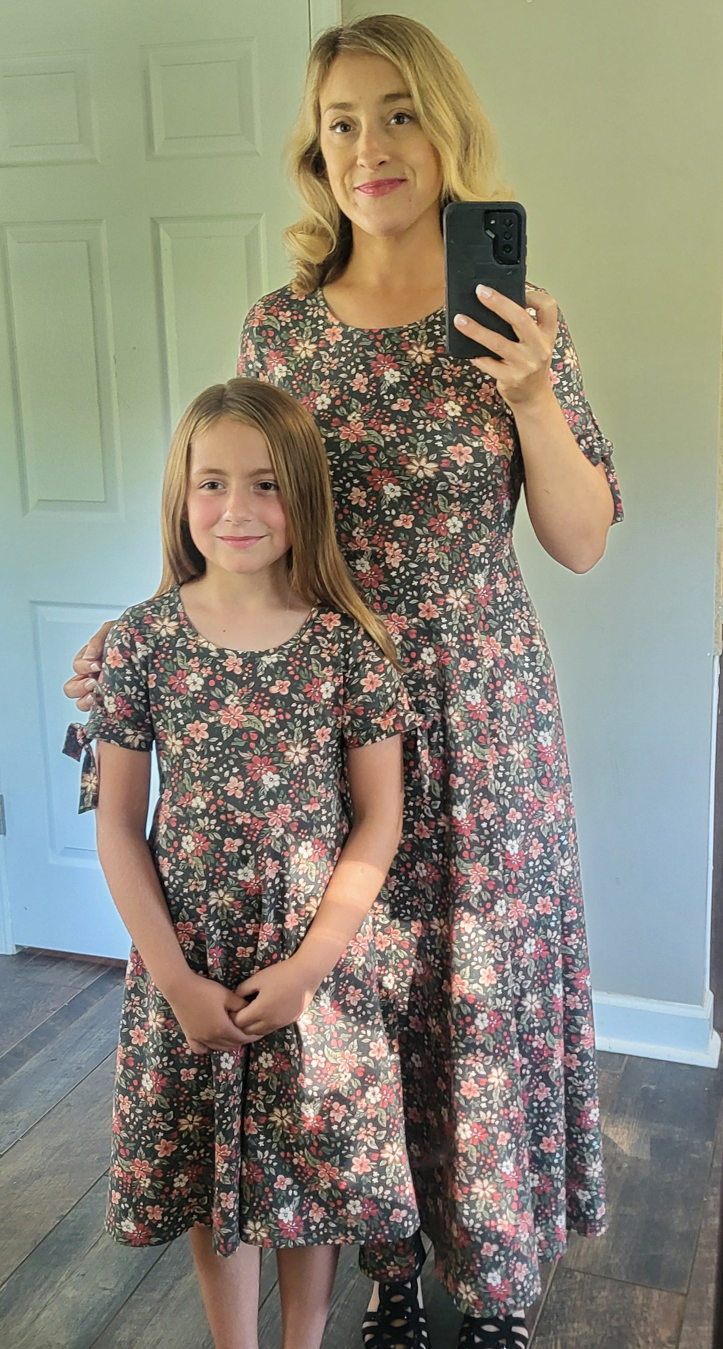 Pre-Order Merry Blooms Cotton Maxi Twirl Dress