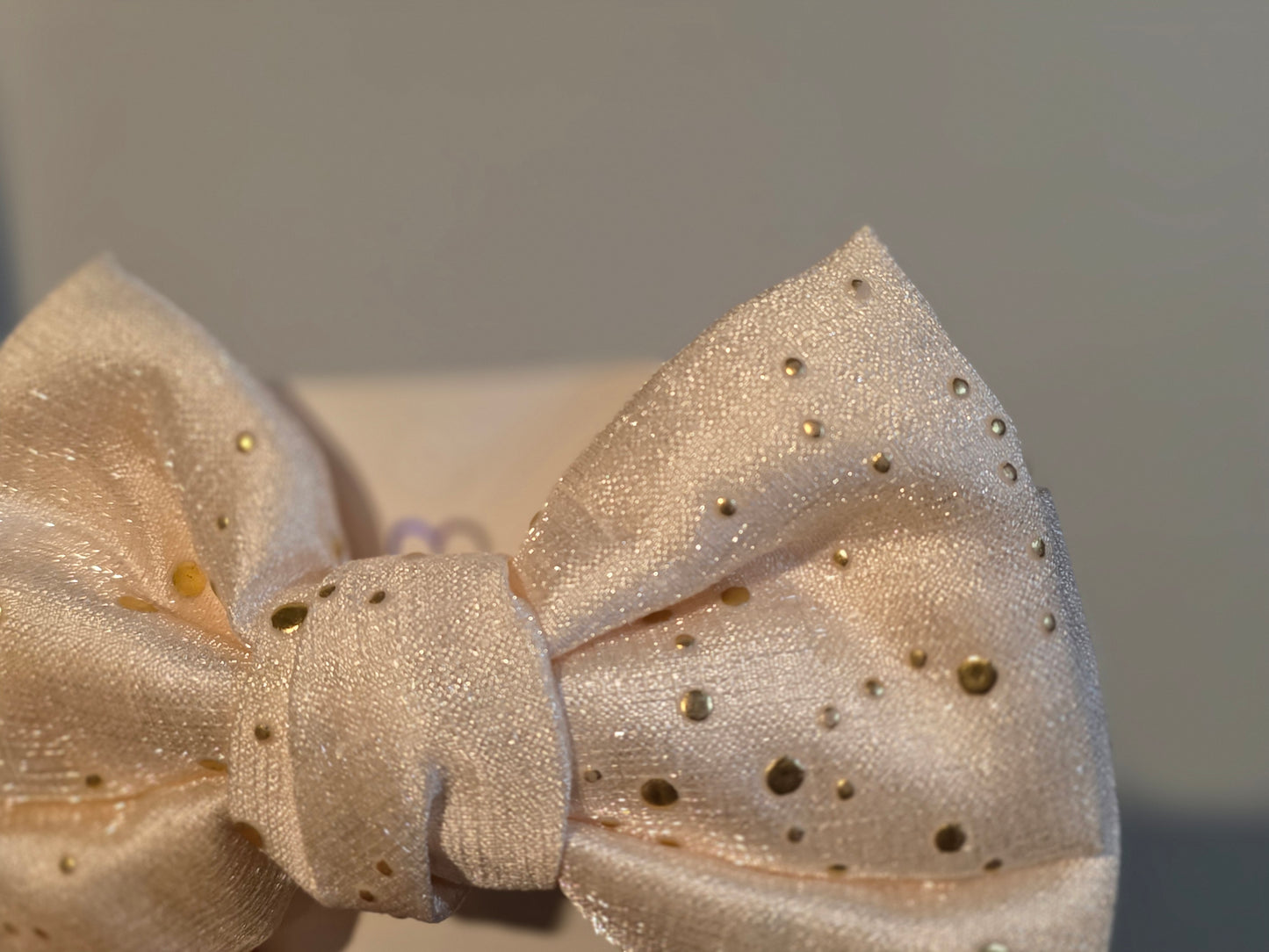 5" Hair Bow in Cream