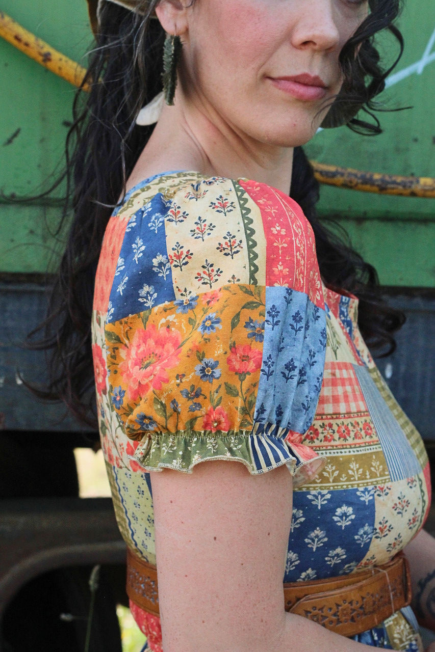 Pre-Order "Heritage Patchwork"  Cotton 50-inch Dress