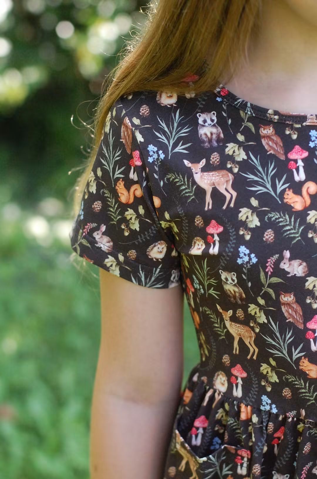 Pre-order Girls Forest Friends Cotton Dress