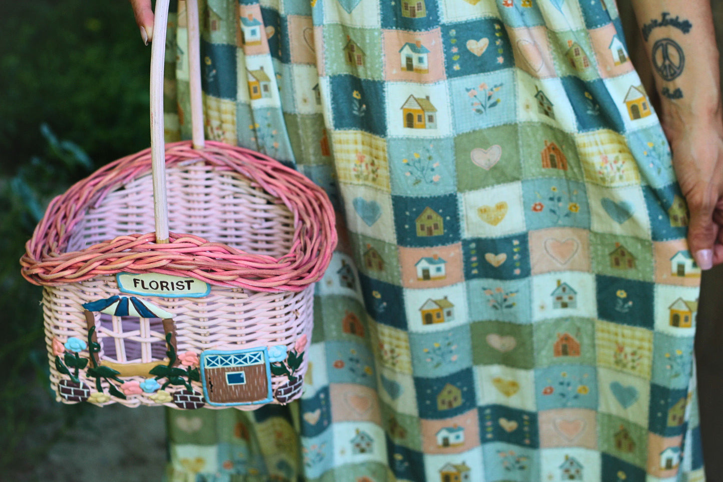 Pre-Order "Storybook Cottage"  Patchwork Cotton Maxi Dress