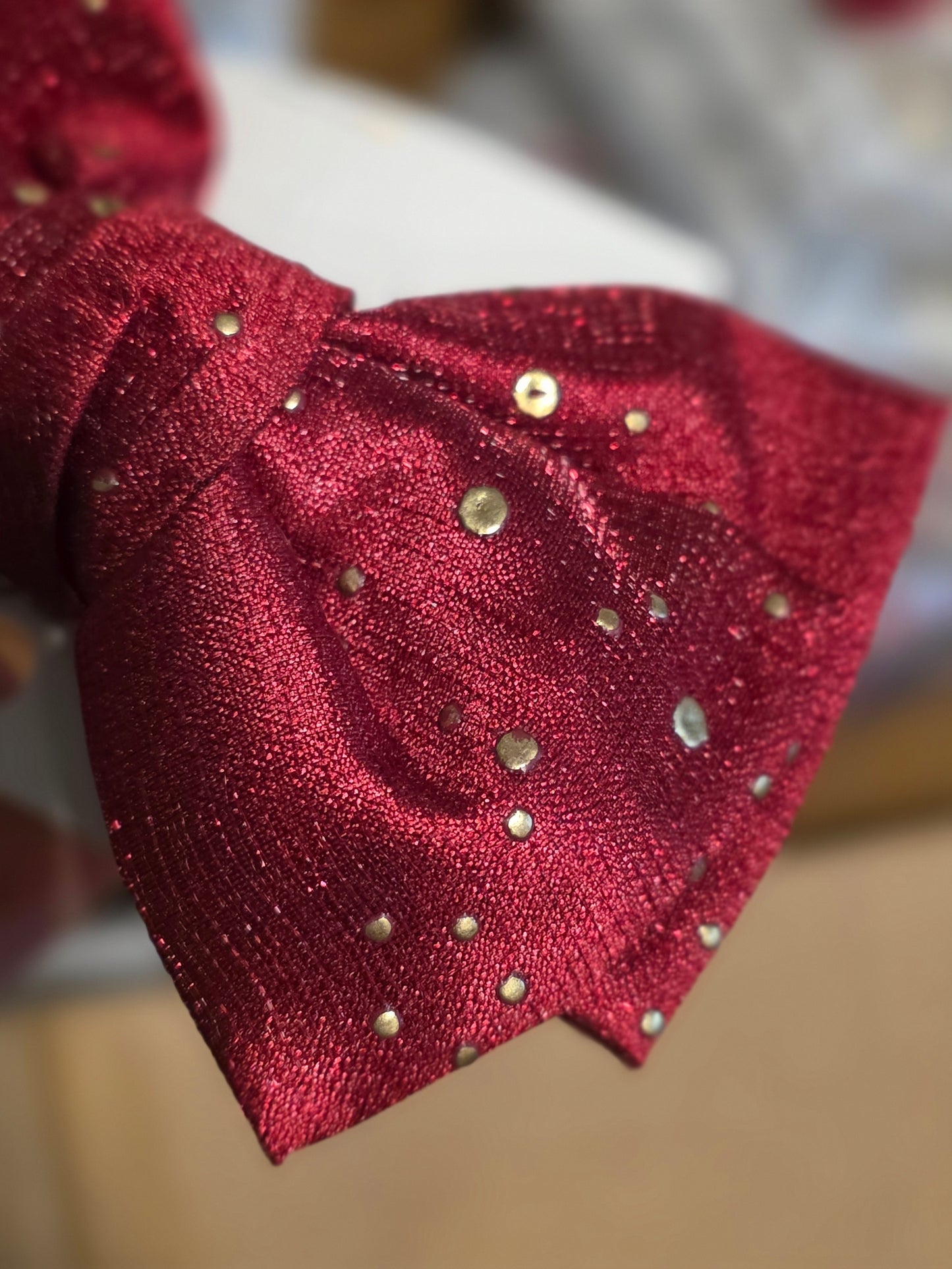5" Hair Bow in Burgundy