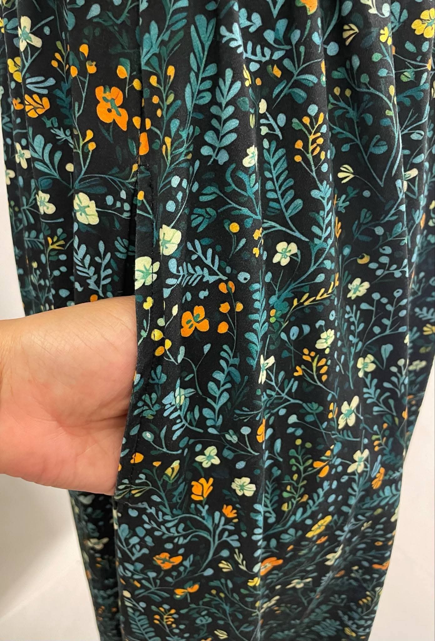 Cotton Fernwood Floral Homestead Nursing Friendly Dress