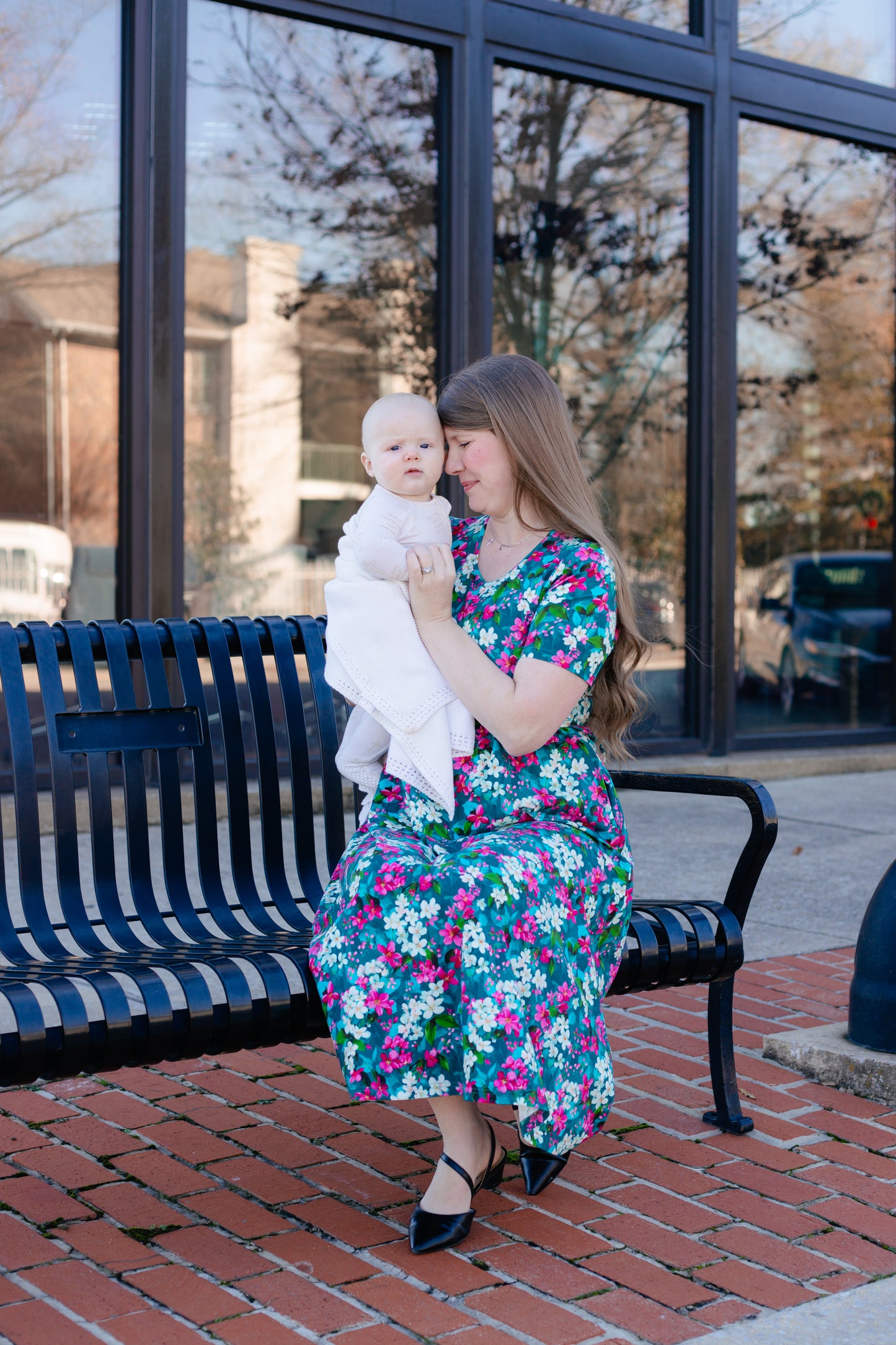 Spring Blooms Cotton Dress