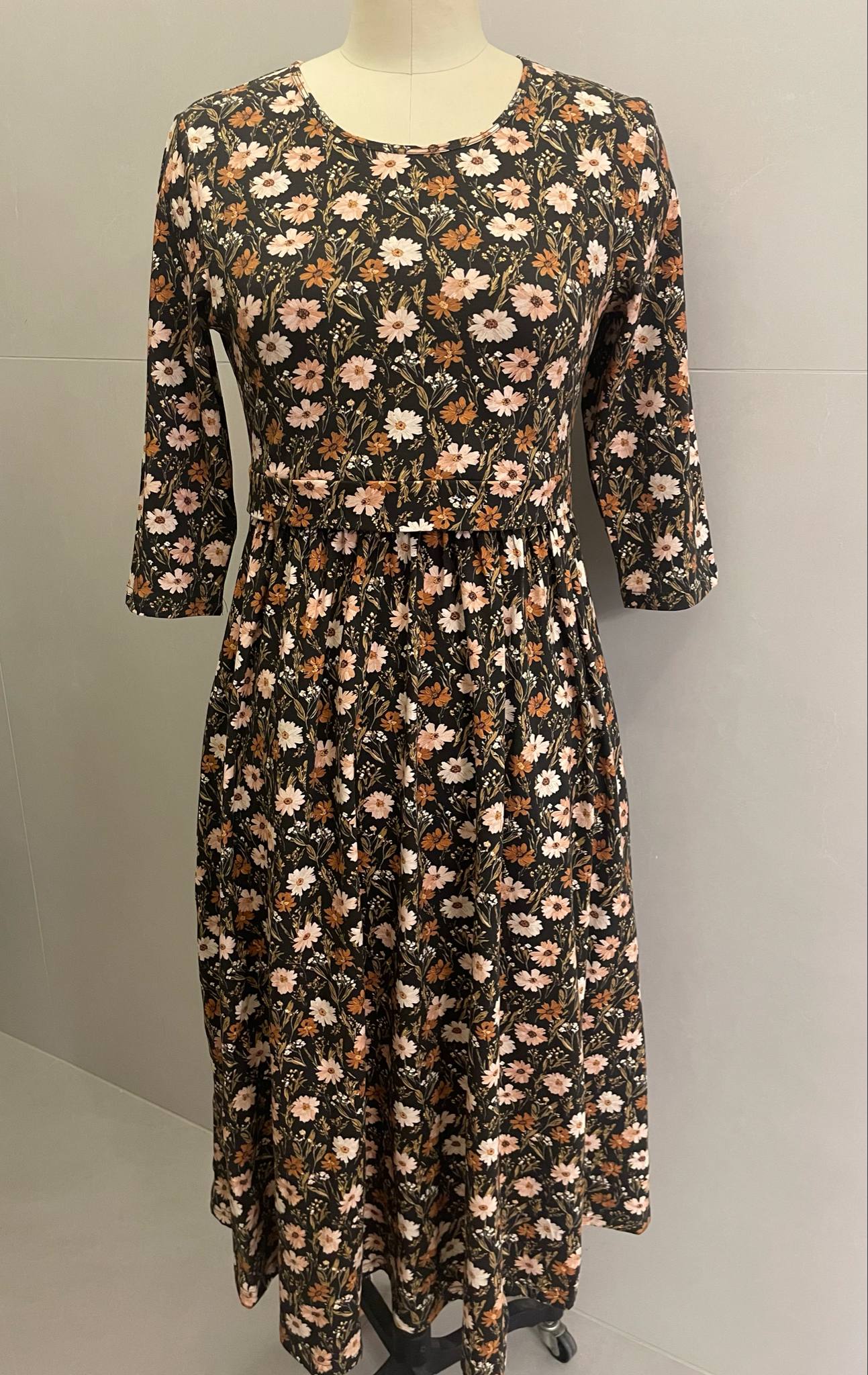 Pre-Order Autumn Blooms Homestead Midi Dress