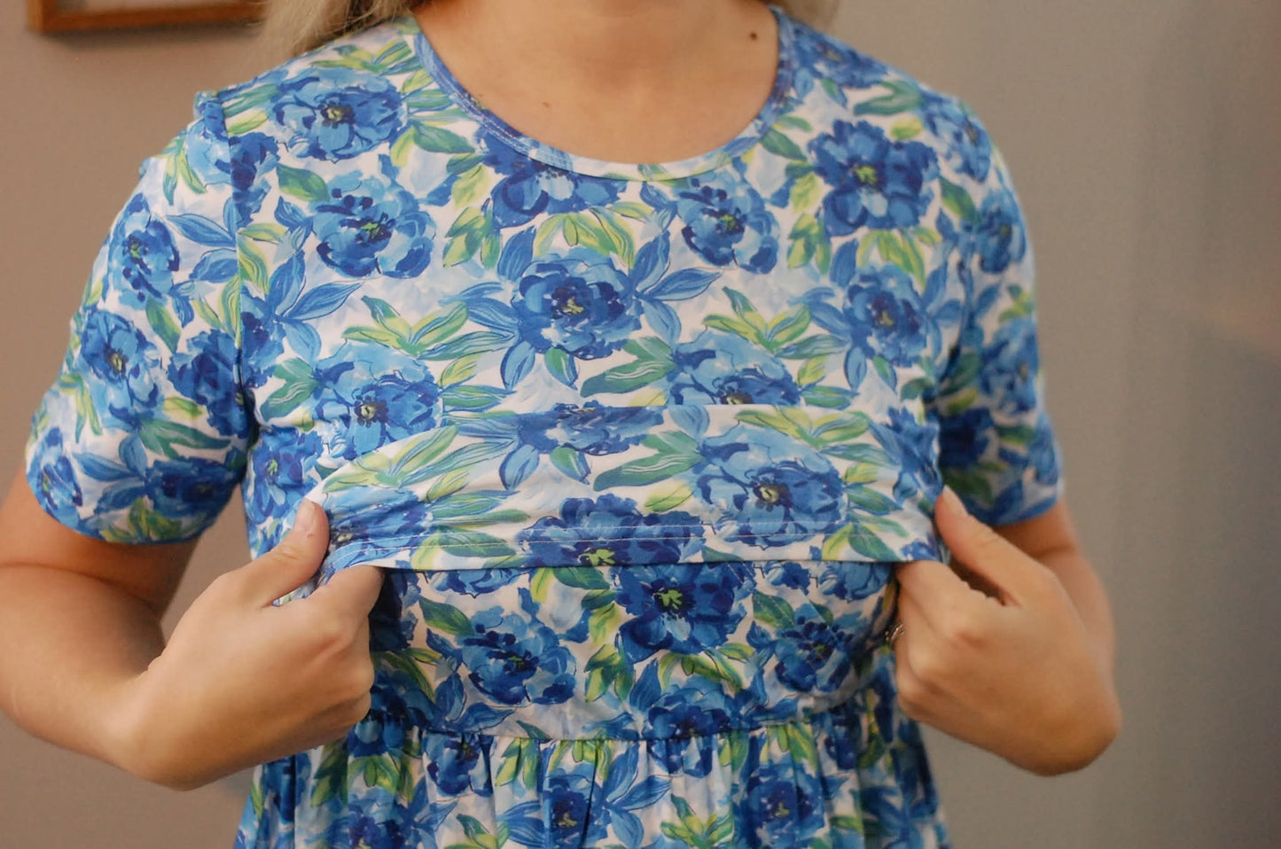 Pre-Order Cotton Watercolor Blooms Dress