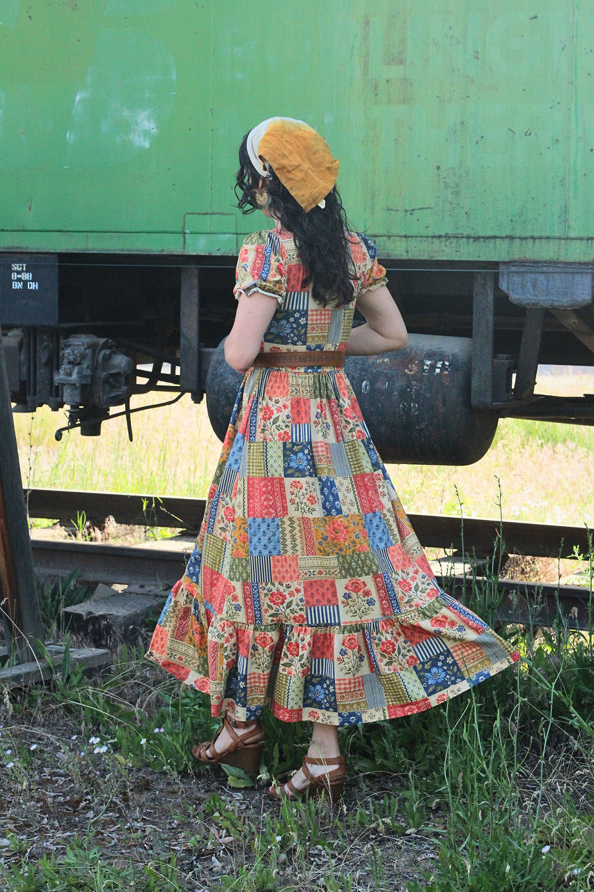 Pre-Order "Heritage Patchwork"  Cotton 50-inch Dress