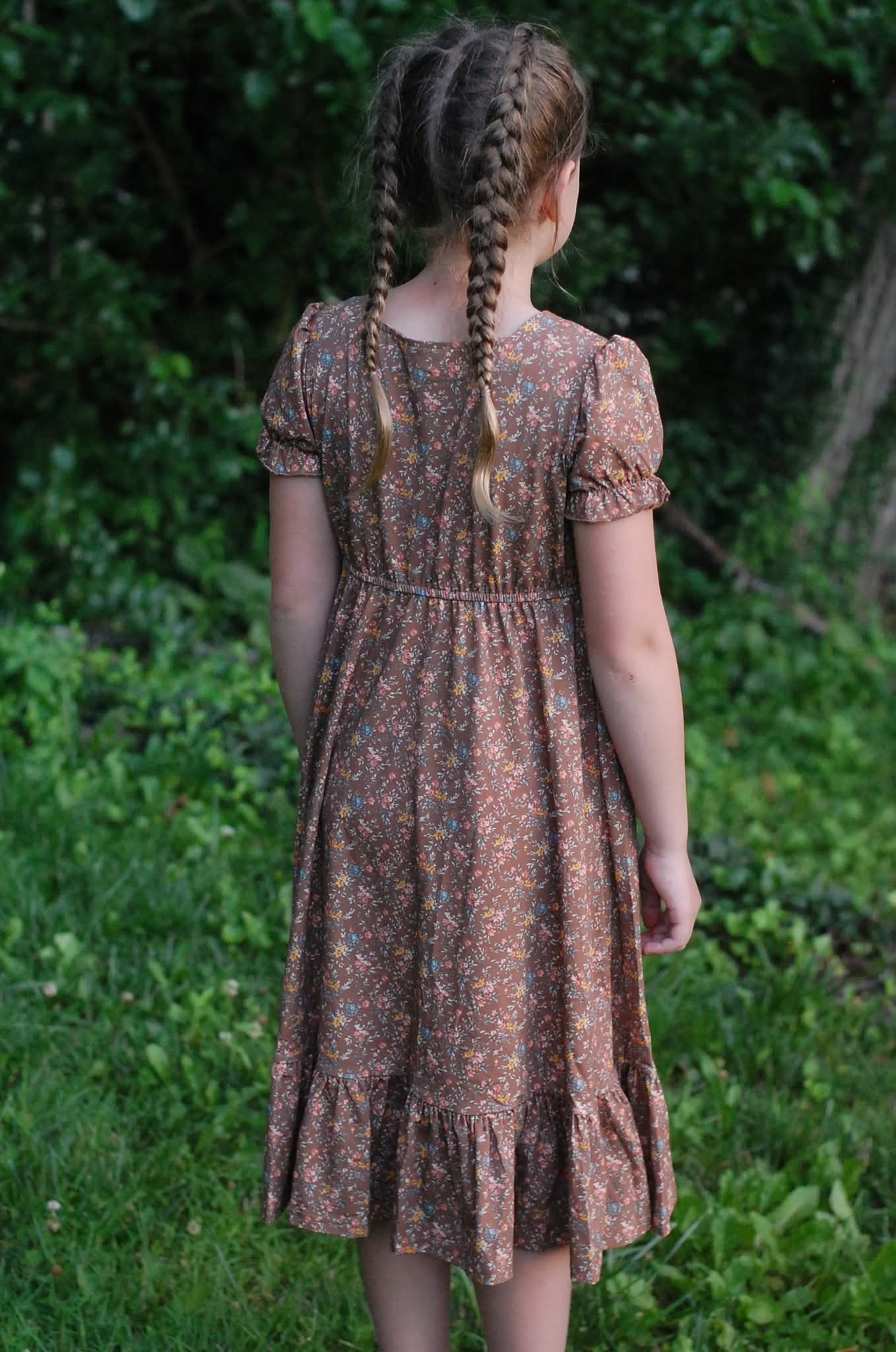 Pre-Order Girls "Little Dress on the Prairie" Cotton Tiered Dress