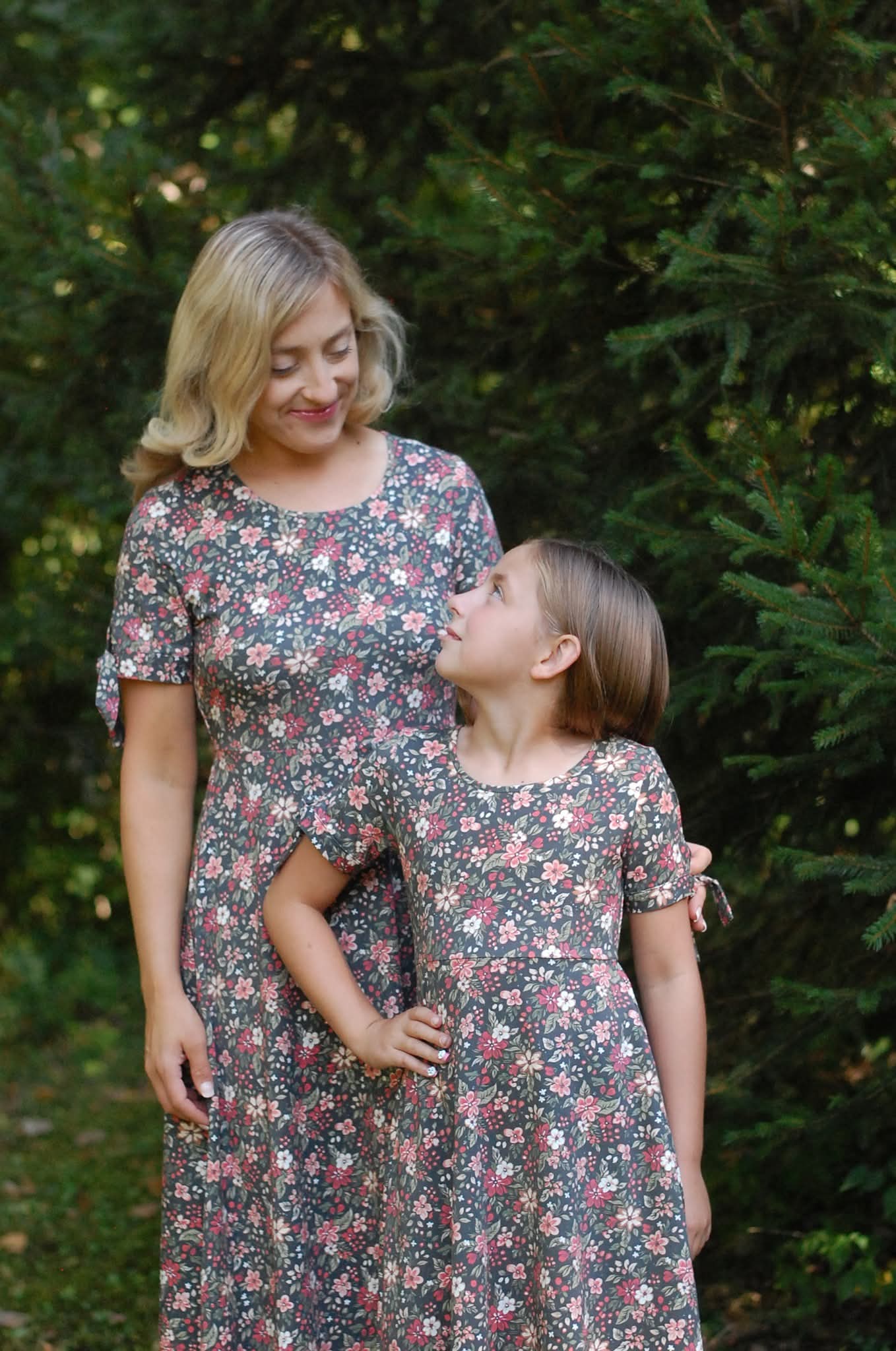 Pre-Order Merry Blooms Cotton Maxi Twirl Dress
